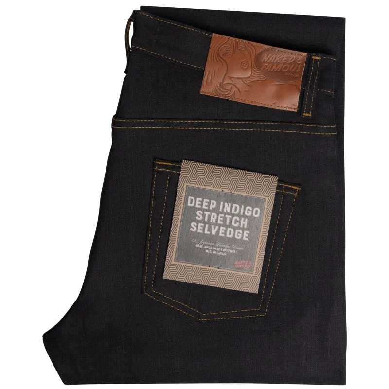 Easy Guy - Deep Indigo Stretch Selvedge sold by Tate + Yoko