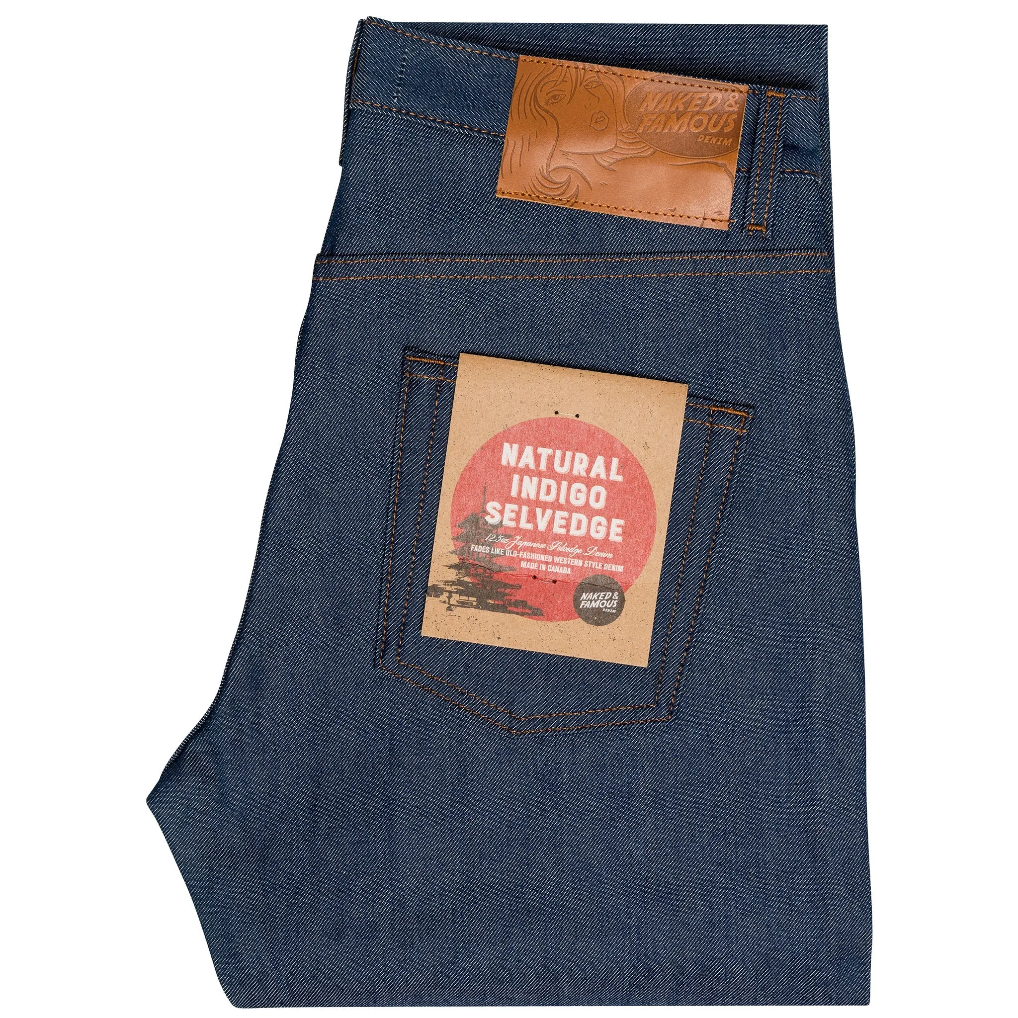 Easy Guy - Natural Indigo Selvedge sold by Tate + Yoko