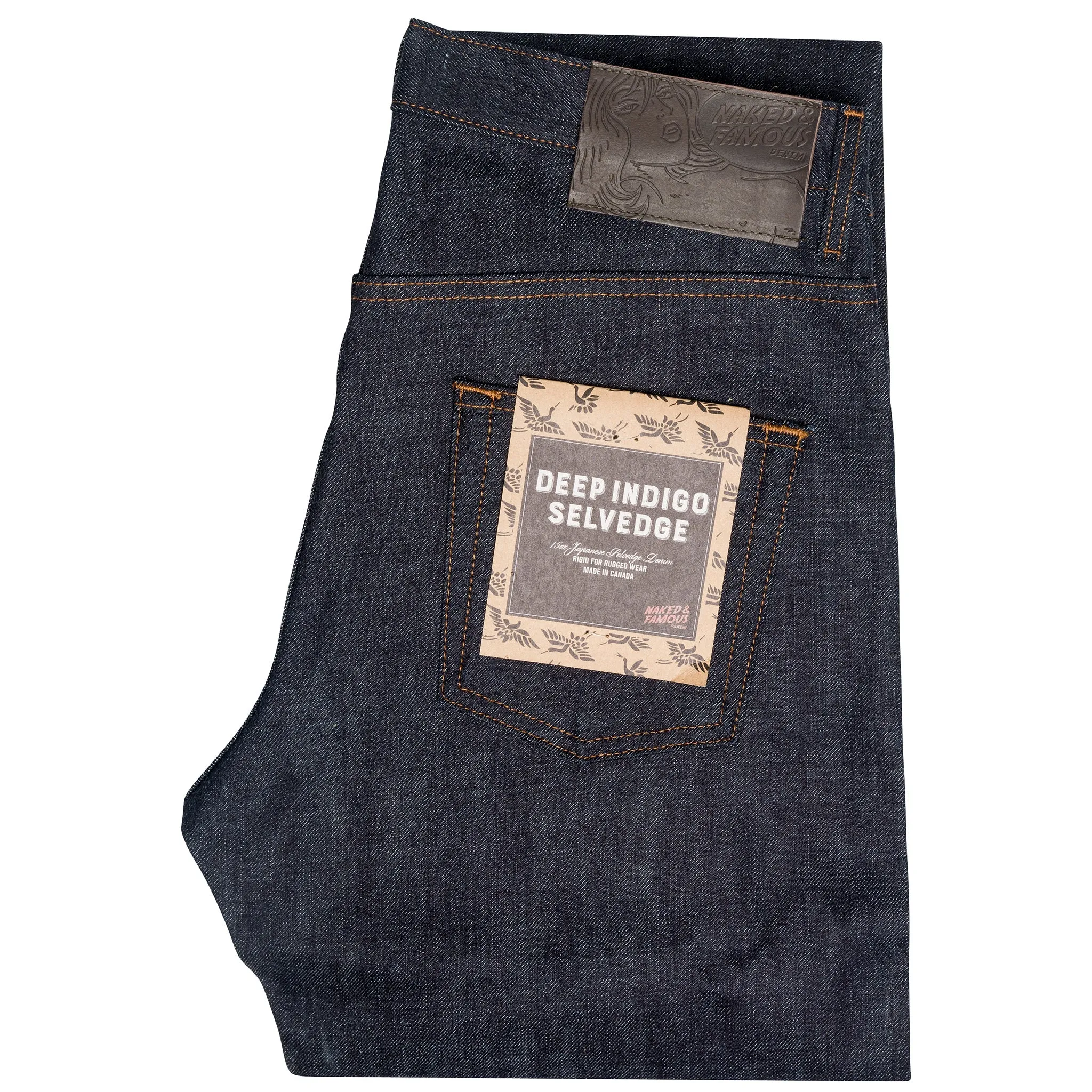 Easy Guy - Deep Indigo Selvedge sold by Tate + Yoko