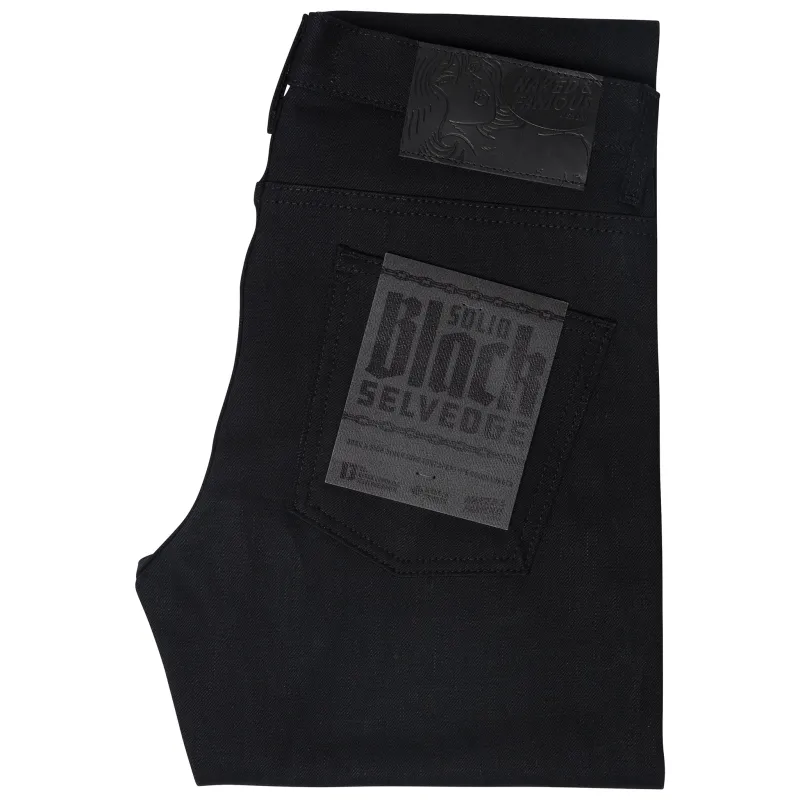Super Guy - Solid Black Selvedge sold by Tate + Yoko