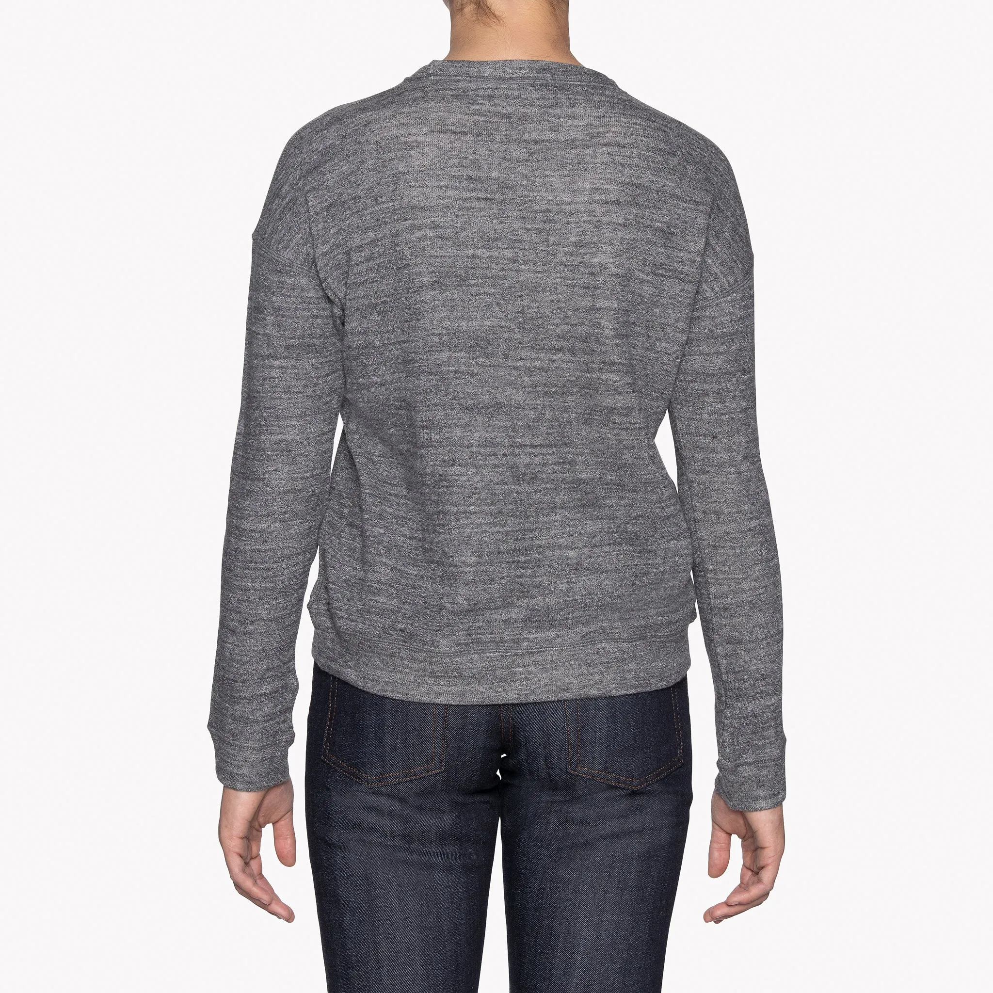Women's - Weekend Crew - Vintage Doubleface - Charcoal sold by Tate + Yoko product image thumbnail 4