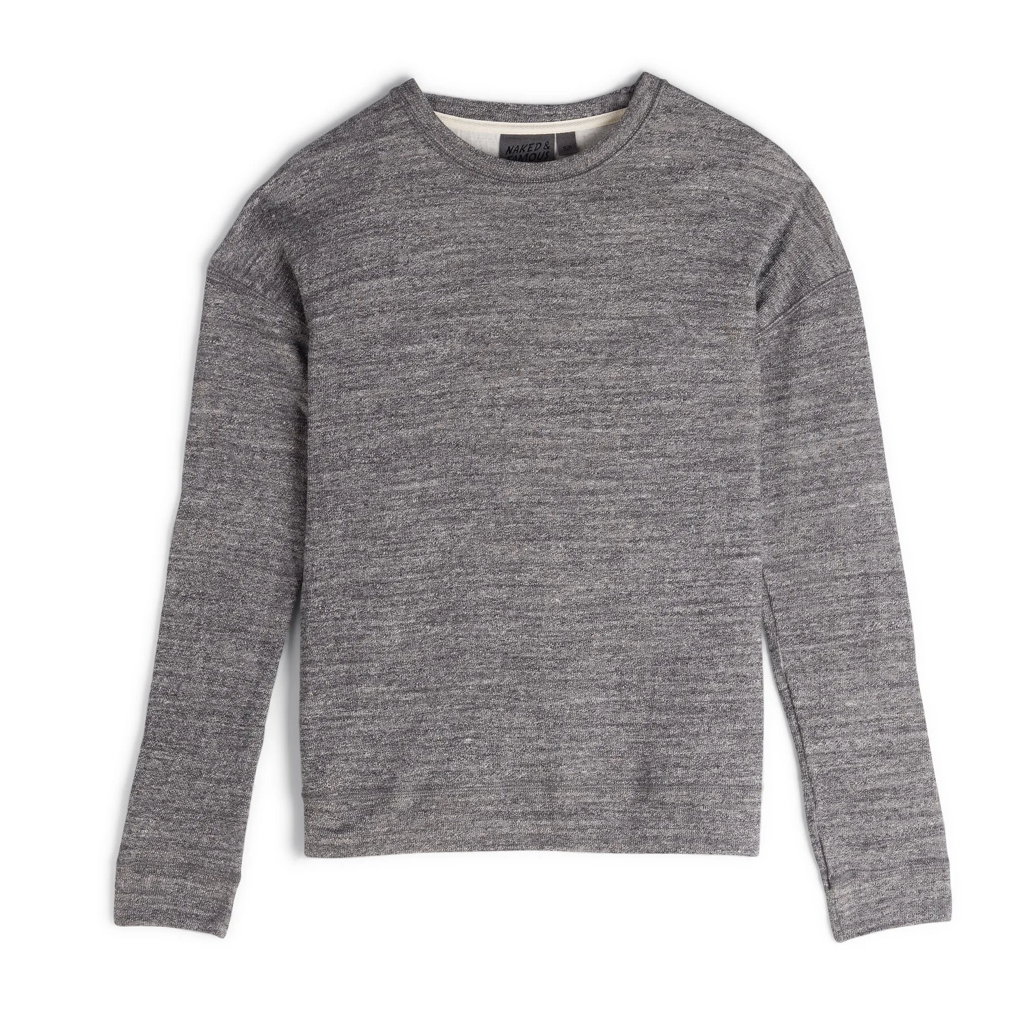 Women's - Weekend Crew - Vintage Doubleface - Charcoal sold by Tate + Yoko