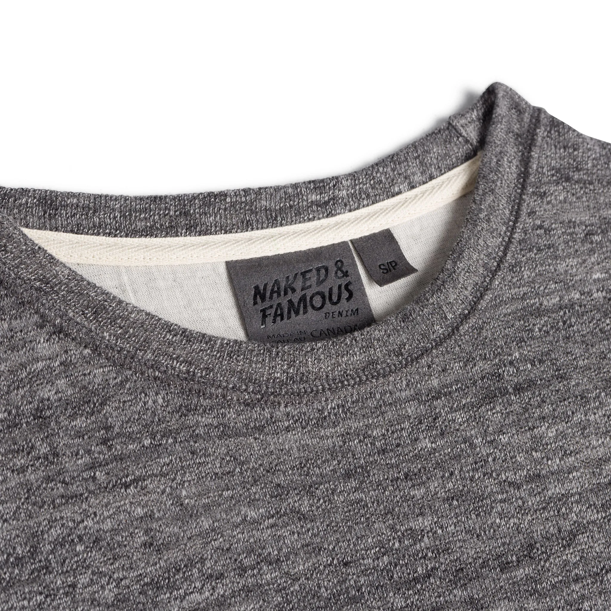 Women's - Weekend Crew - Vintage Doubleface - Charcoal sold by Tate + Yoko product image thumbnail 5