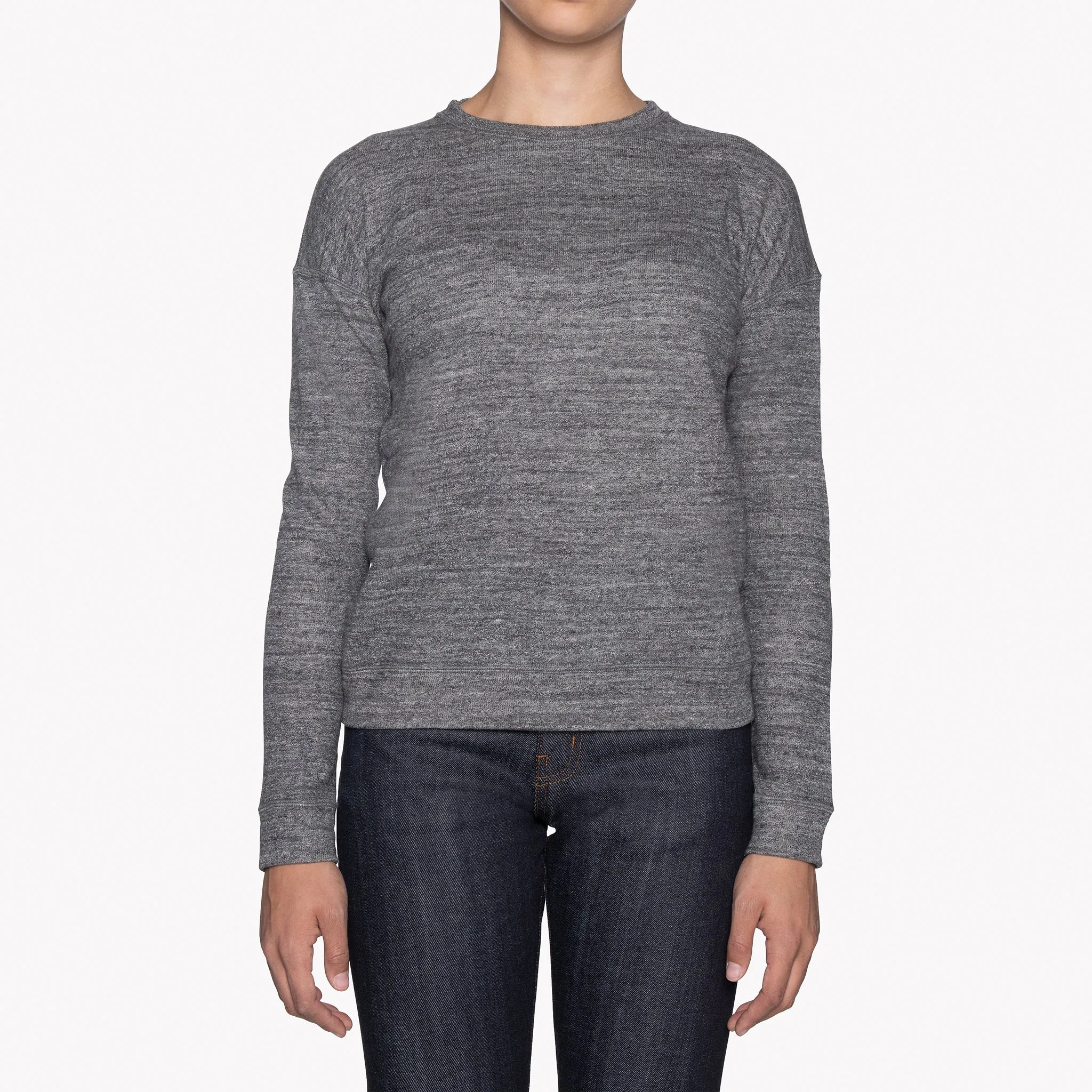 Women's - Weekend Crew - Vintage Doubleface - Charcoal sold by Tate + Yoko product image thumbnail 2