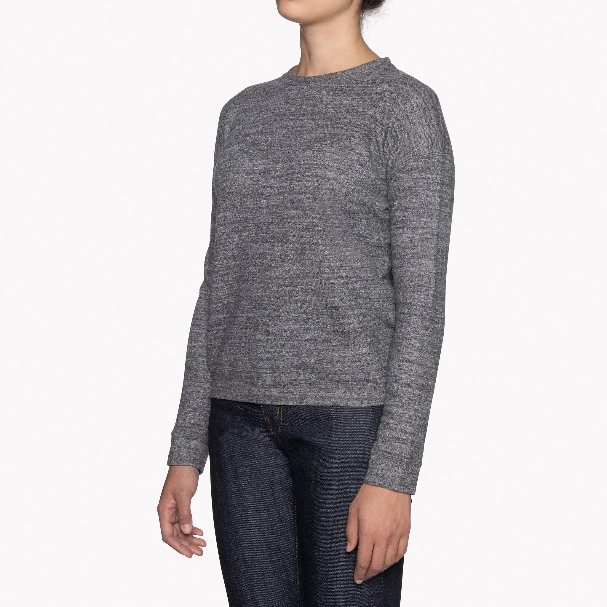 Women's - Weekend Crew - Vintage Doubleface - Charcoal sold by Tate + Yoko product image thumbnail 3