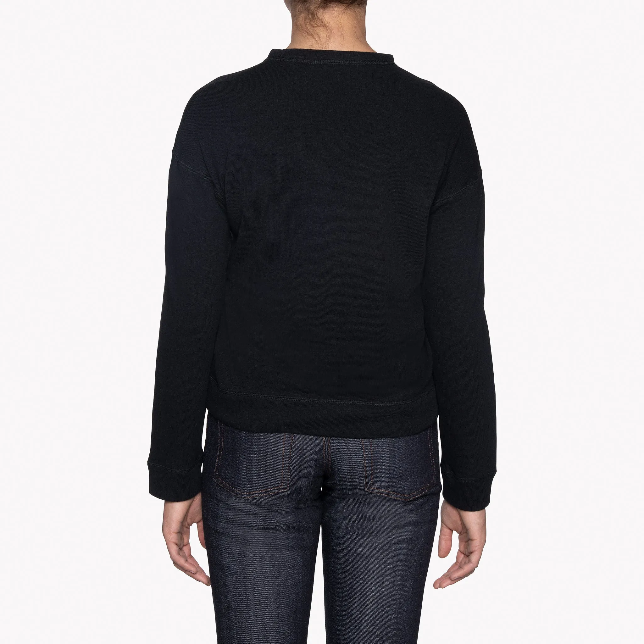 Women's - Weekend Crew - Vintage Doubleface - Black sold by Tate + Yoko product image thumbnail 4