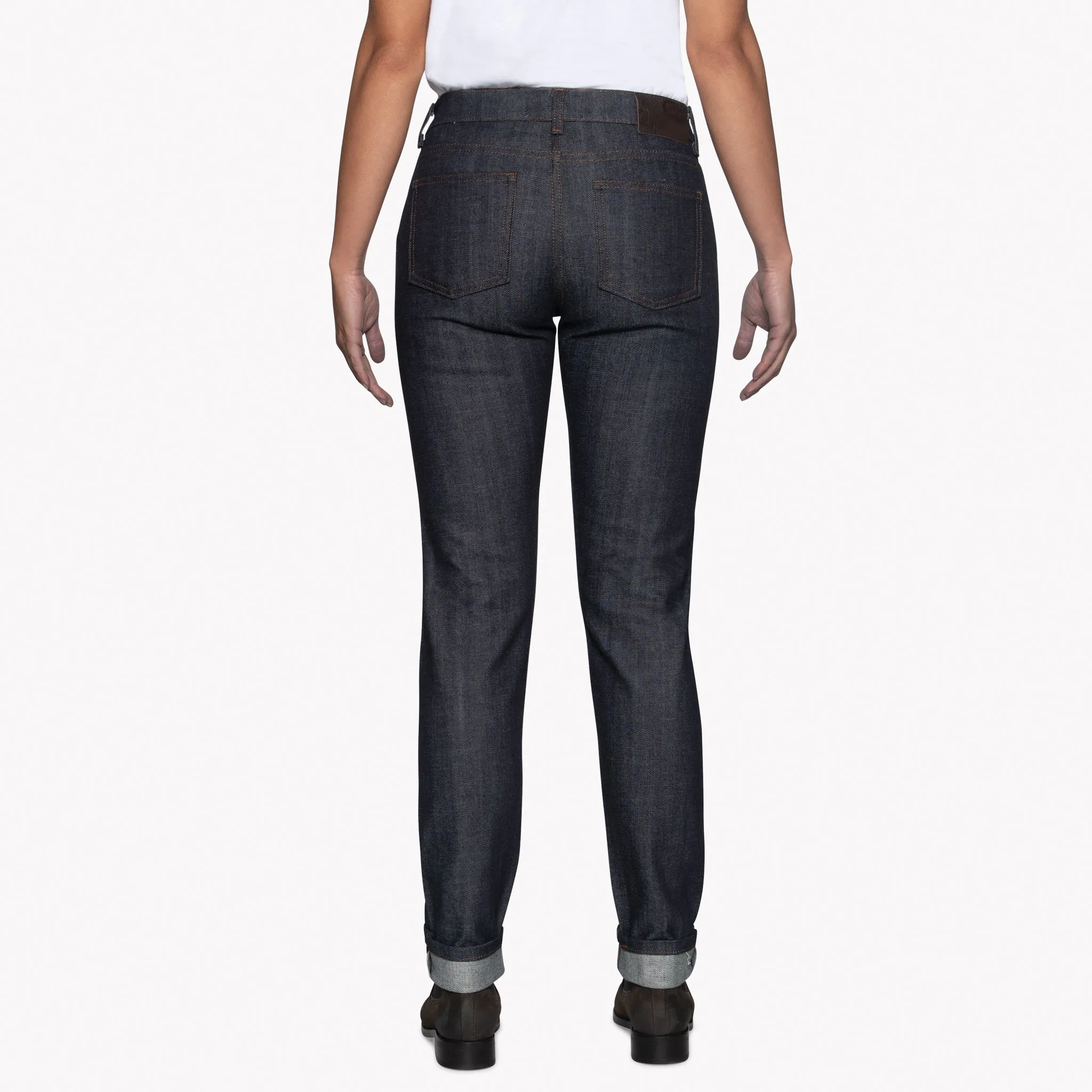 Women's - Skinny - Stretch Selvedge Raw Denim sold by Tate + Yoko product image thumbnail 3
