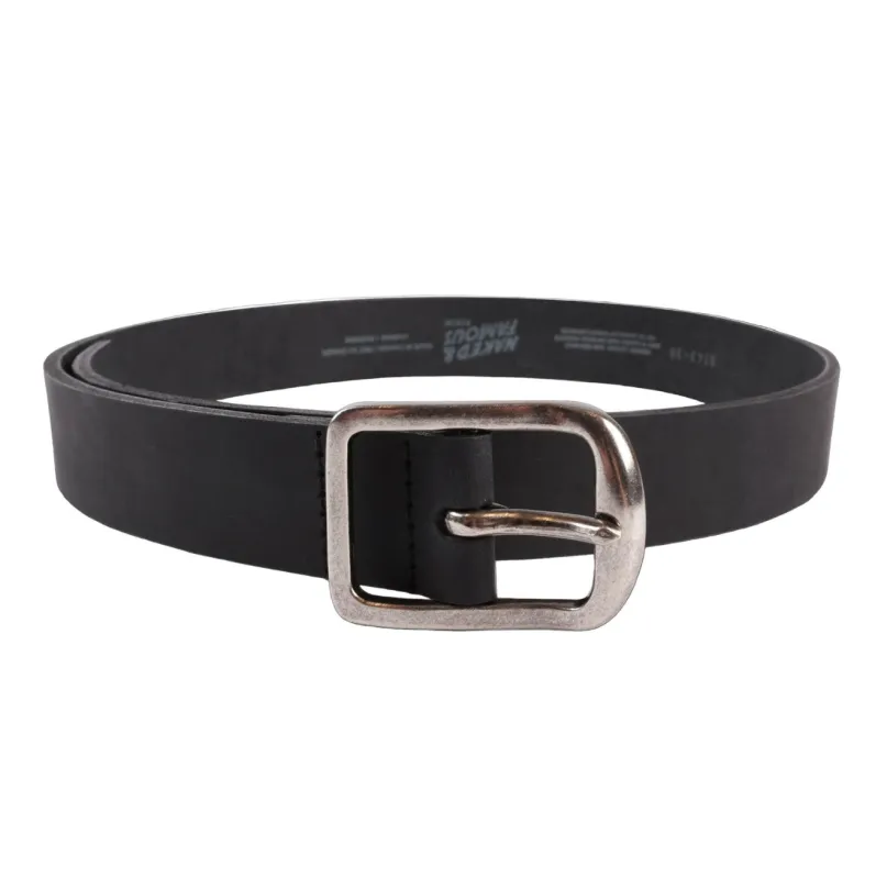 Thick Belt - 7mm Bovine Leather - Black sold by Tate + Yoko