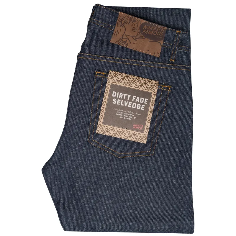 Weird Guy - Dirty Fade Selvedge sold by Tate + Yoko
