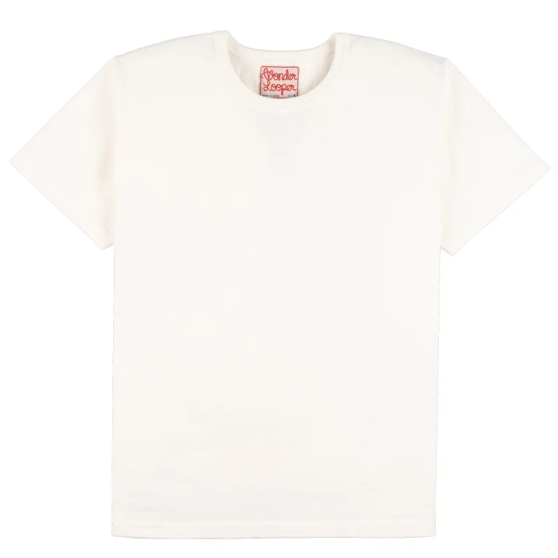 Crewneck T-shirt - Double Heavyweight - White sold by Tate + Yoko