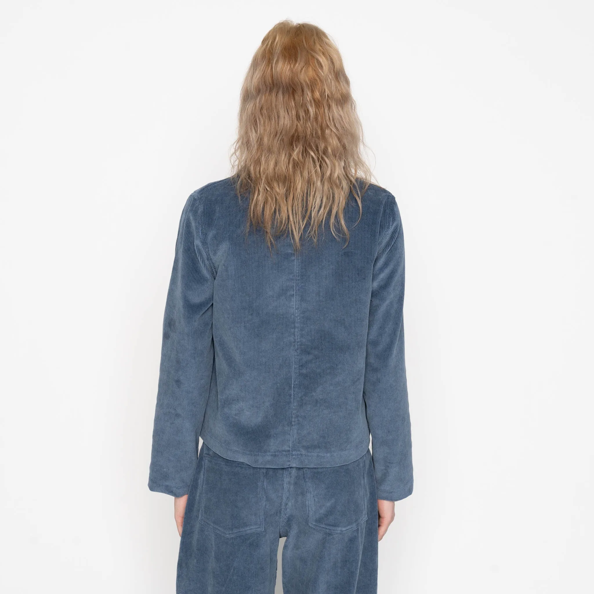 Gracie Jacket - Organic Faded Corduroy - Indigo sold by Tate + Yoko product image thumbnail 3