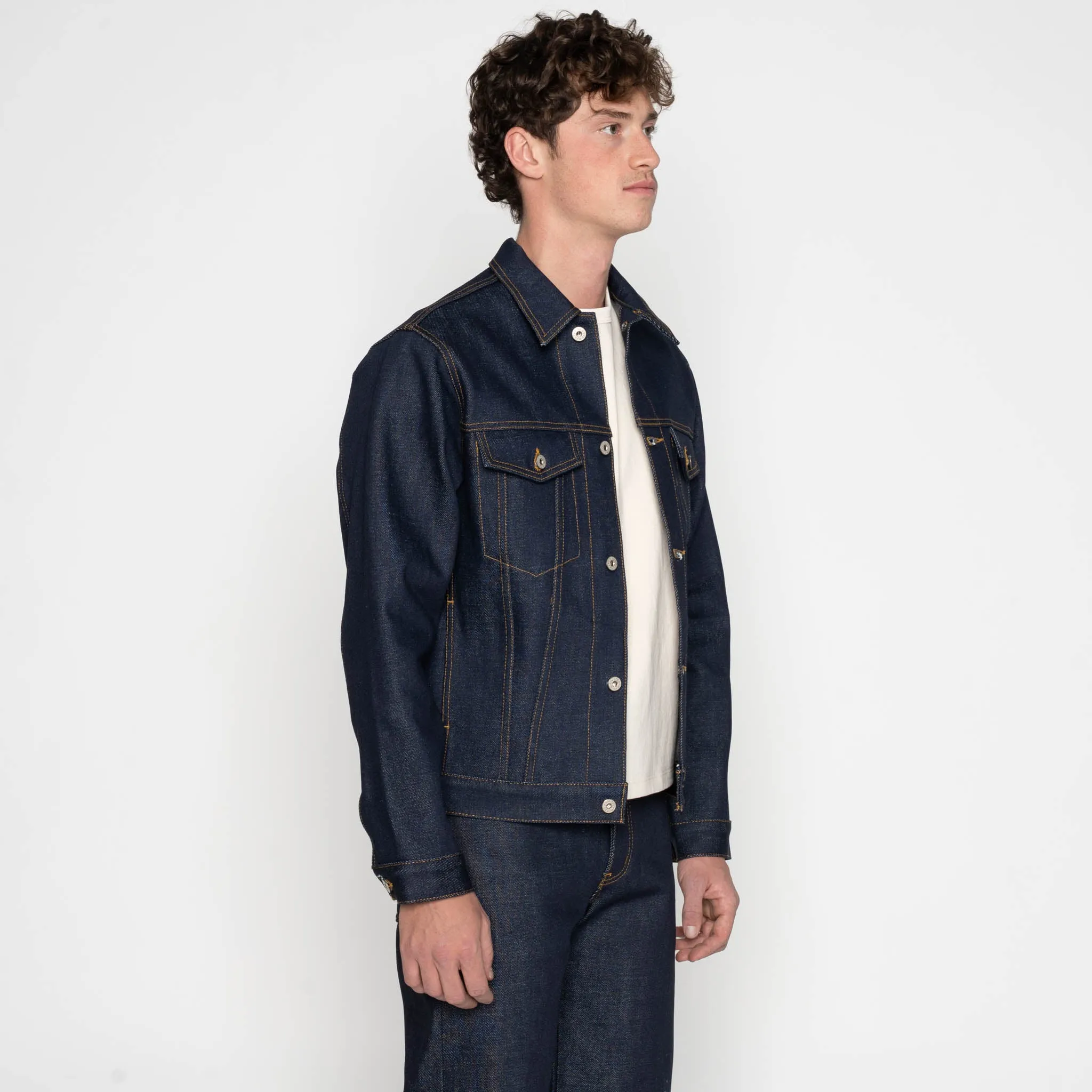 Denim Jacket - Elephant 14 - Dirty Elephant Selvedge sold by Tate + Yoko product image thumbnail 3