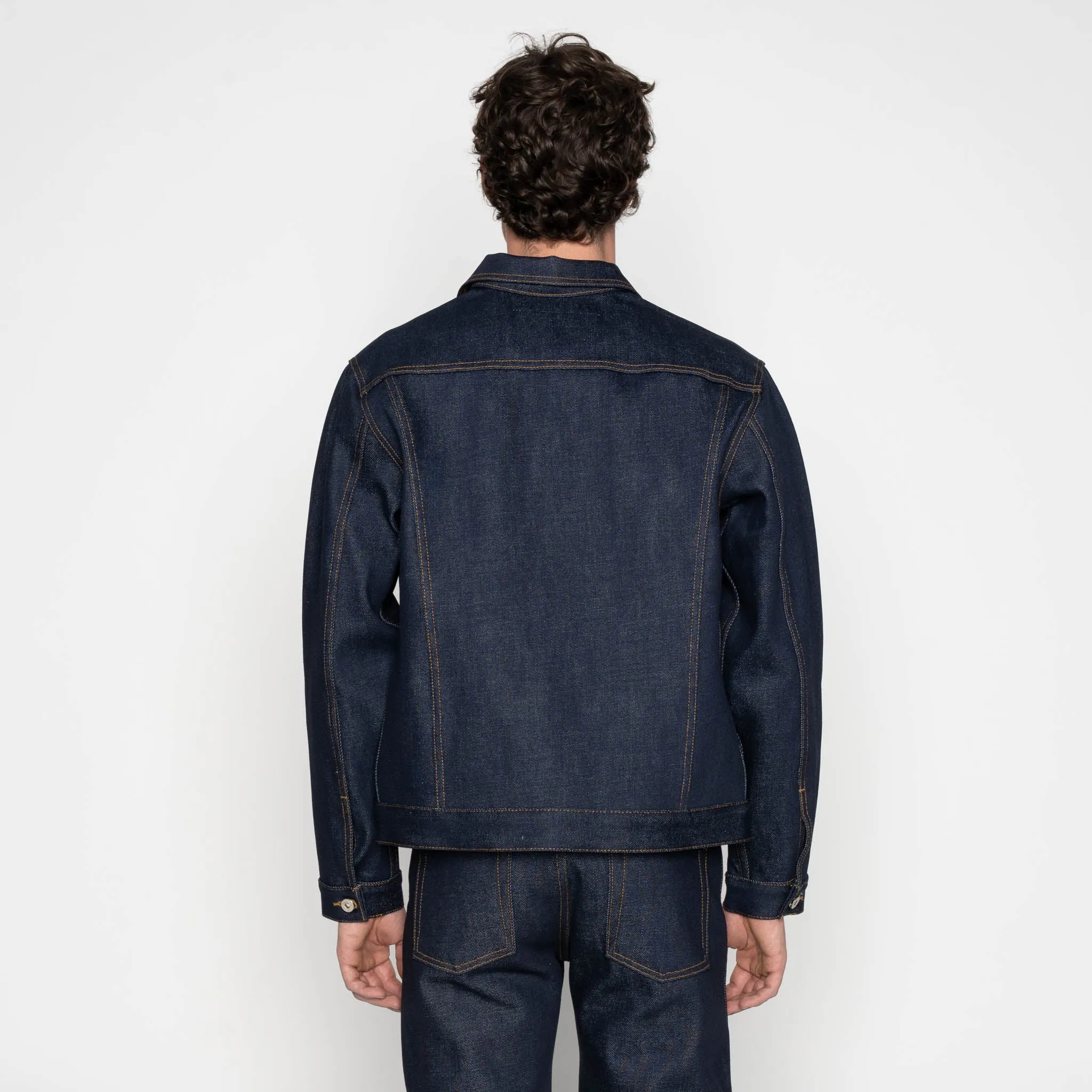 Denim Jacket - Elephant 14 - Dirty Elephant Selvedge sold by Tate + Yoko product image thumbnail 4