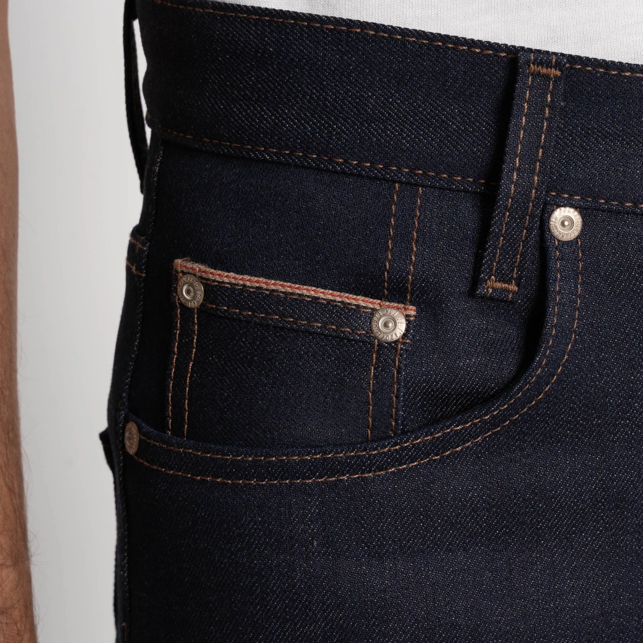Strong Guy - Coffee Dye Selvedge - Indigo sold by Tate + Yoko product image thumbnail 5