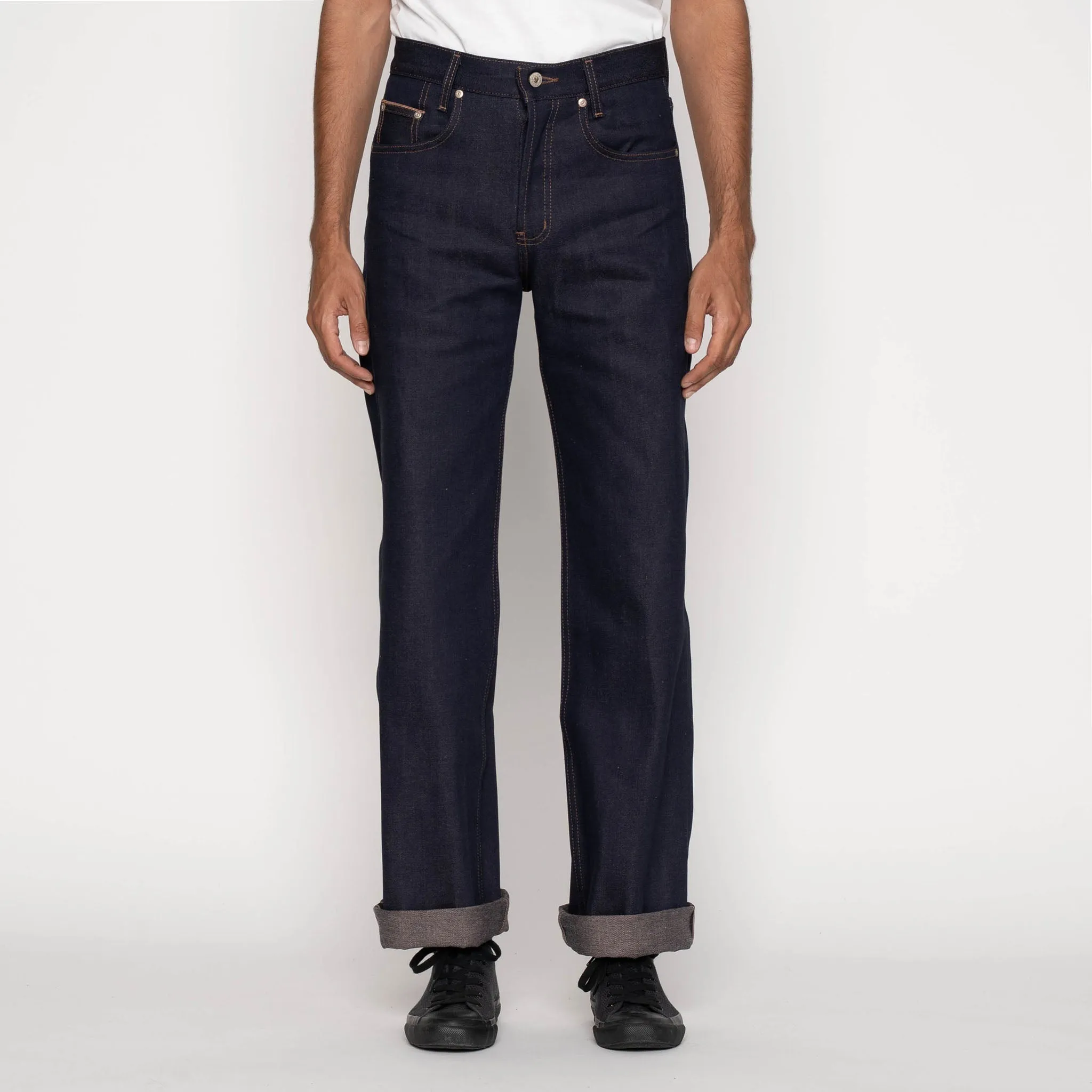 Strong Guy - Coffee Dye Selvedge - Indigo sold by Tate + Yoko product image thumbnail 2