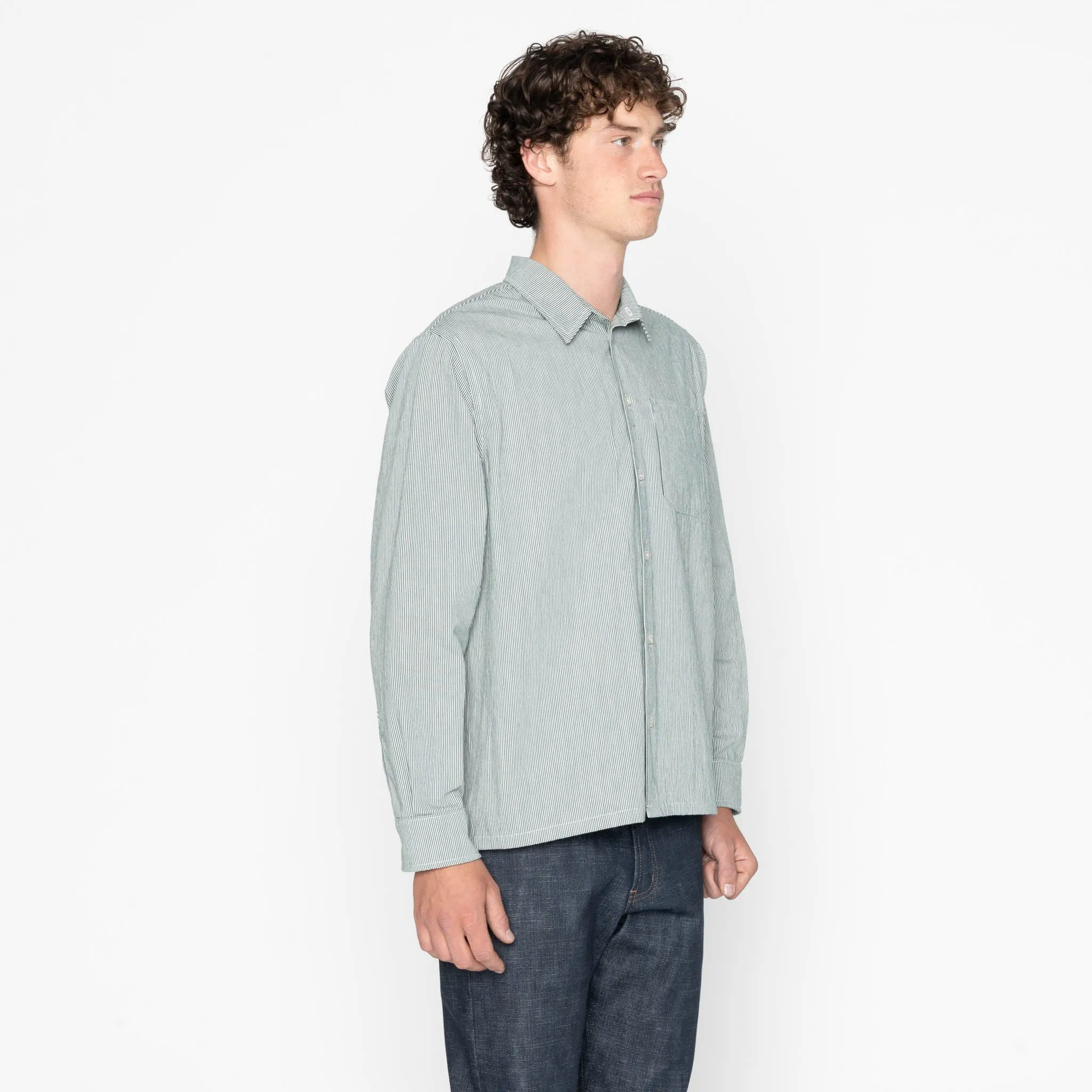 True Shirt - Organic Hickory - Green sold by Tate + Yoko product image thumbnail 3