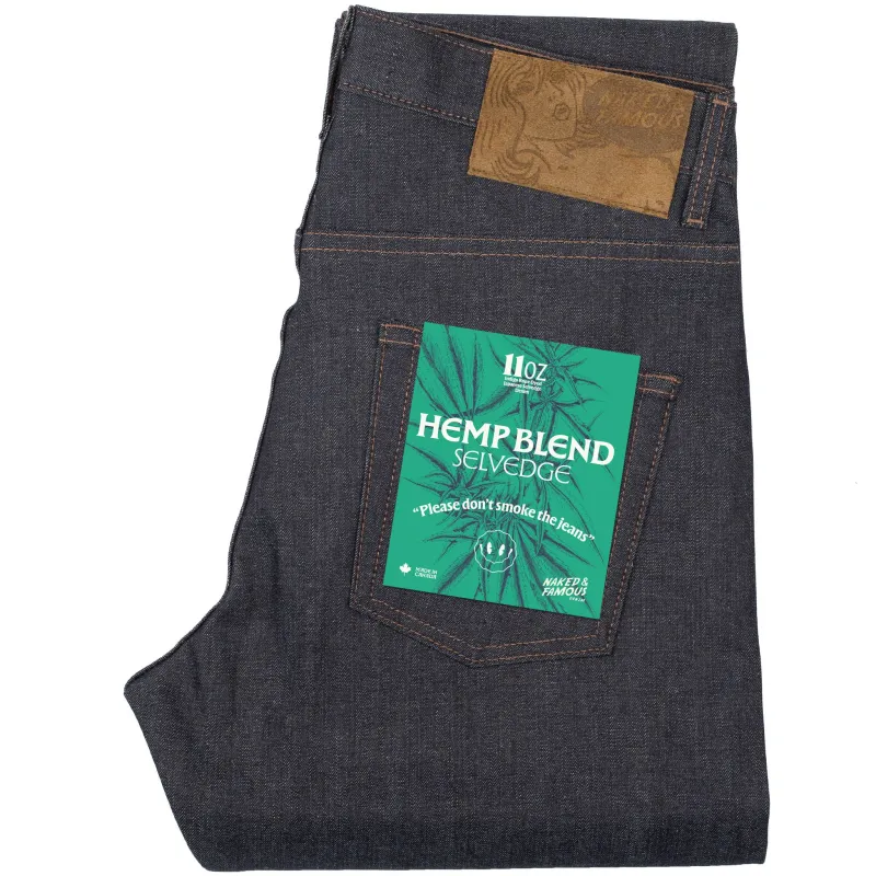 Easy Guy -  Hemp Blend  Selvedge - Indigo made by Naked & Famous Denim