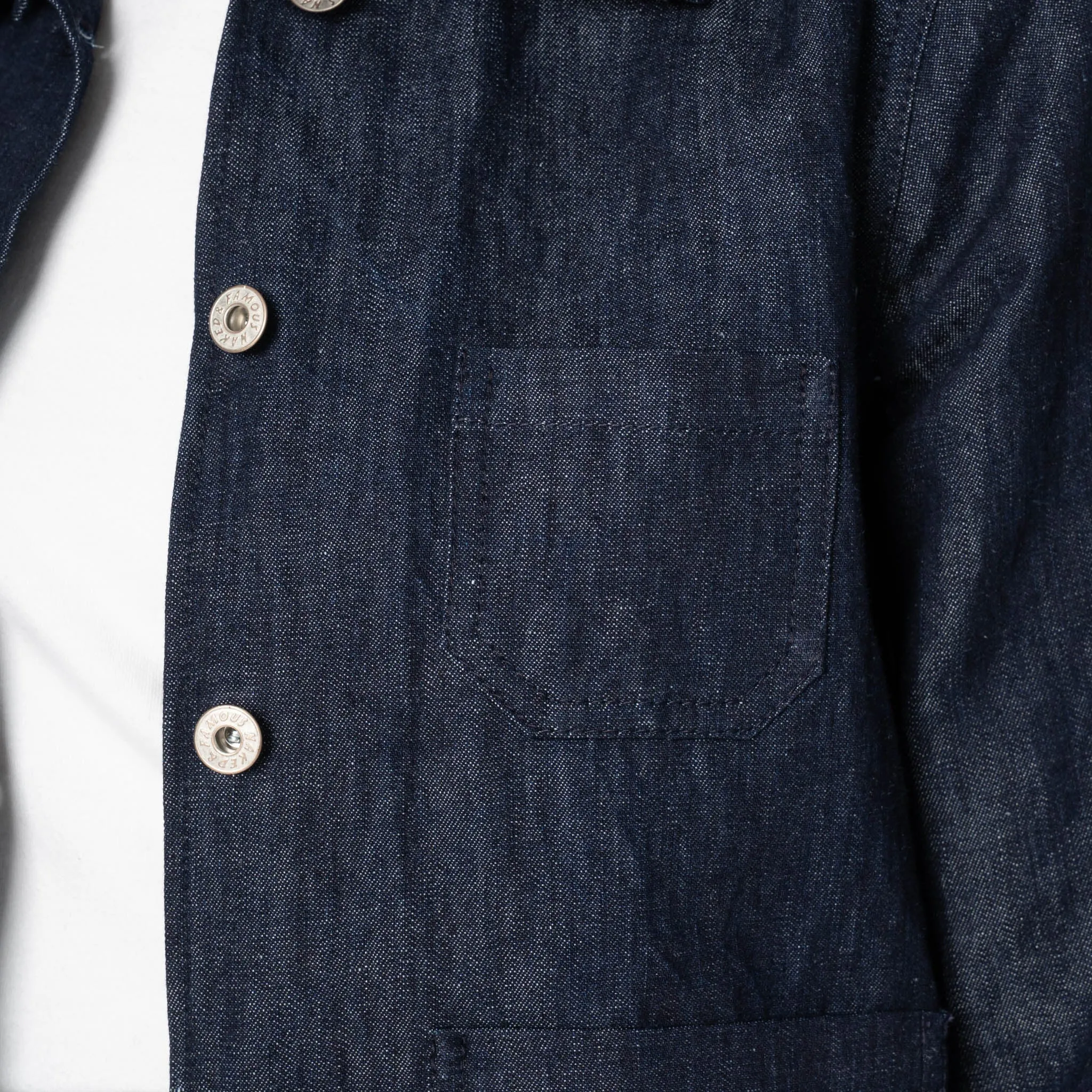 Gracie Jacket - Linen Blend Denim - Indigo sold by Tate + Yoko product image thumbnail 5