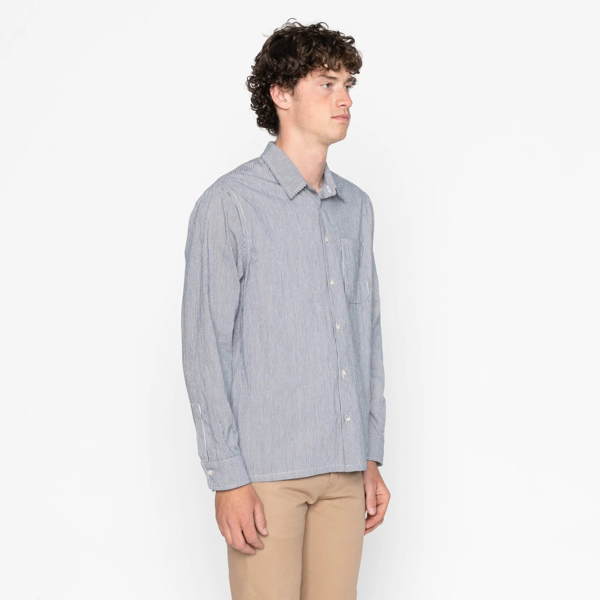 True Shirt - Organic Hickory - Indigo sold by Tate + Yoko product image thumbnail 3