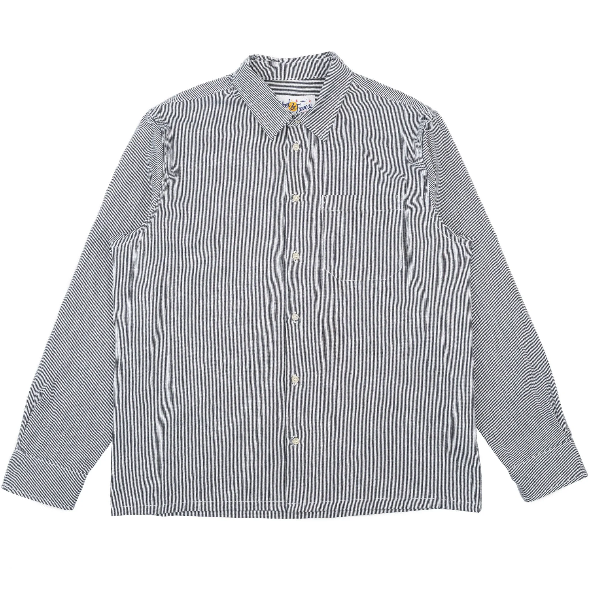 True Shirt - Organic Hickory - Indigo sold by Tate + Yoko