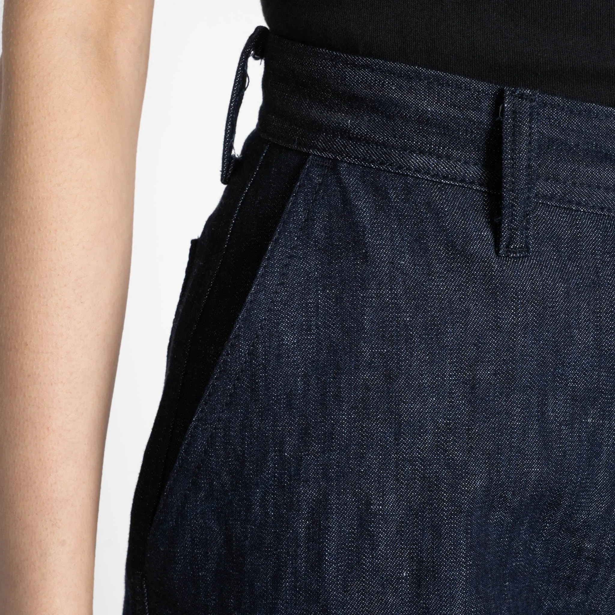 Maudie - Linen Blend Denim sold by Tate + Yoko product image thumbnail 5