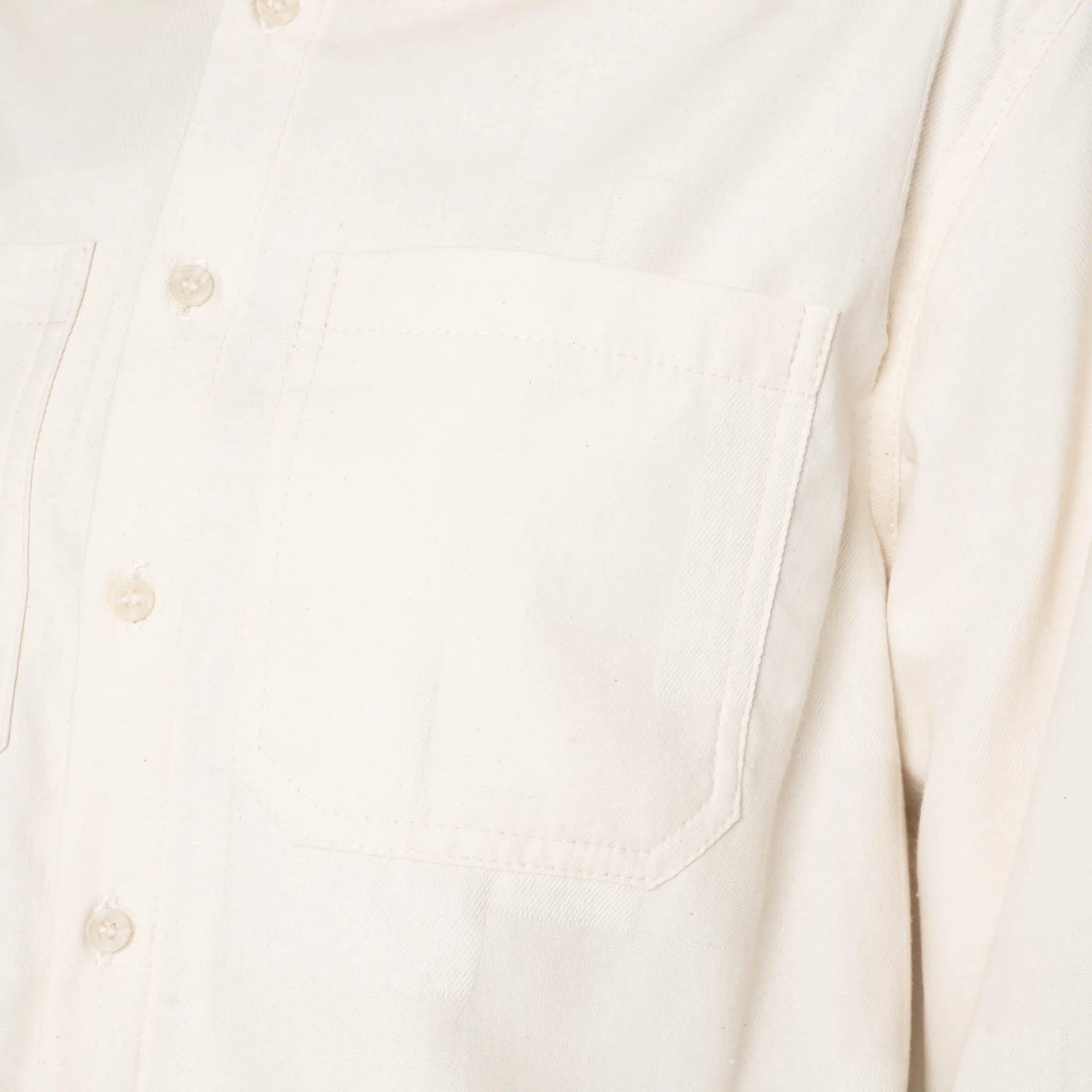 Princeton Shirt - Jacquard Denim - Ecru sold by Tate + Yoko product image thumbnail 5