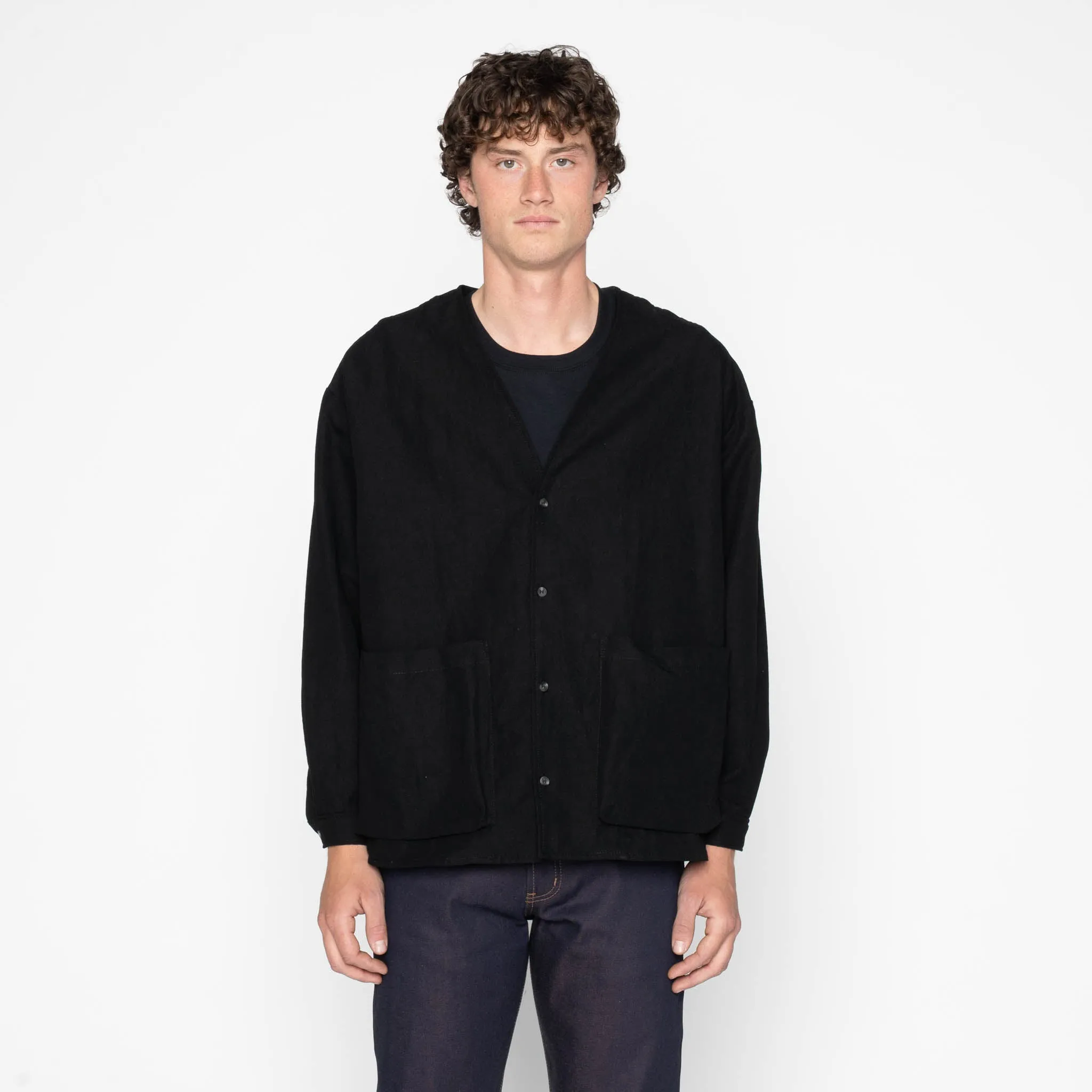 Wise Guy - Linen Blend Denim - Black sold by Tate + Yoko product image thumbnail 2
