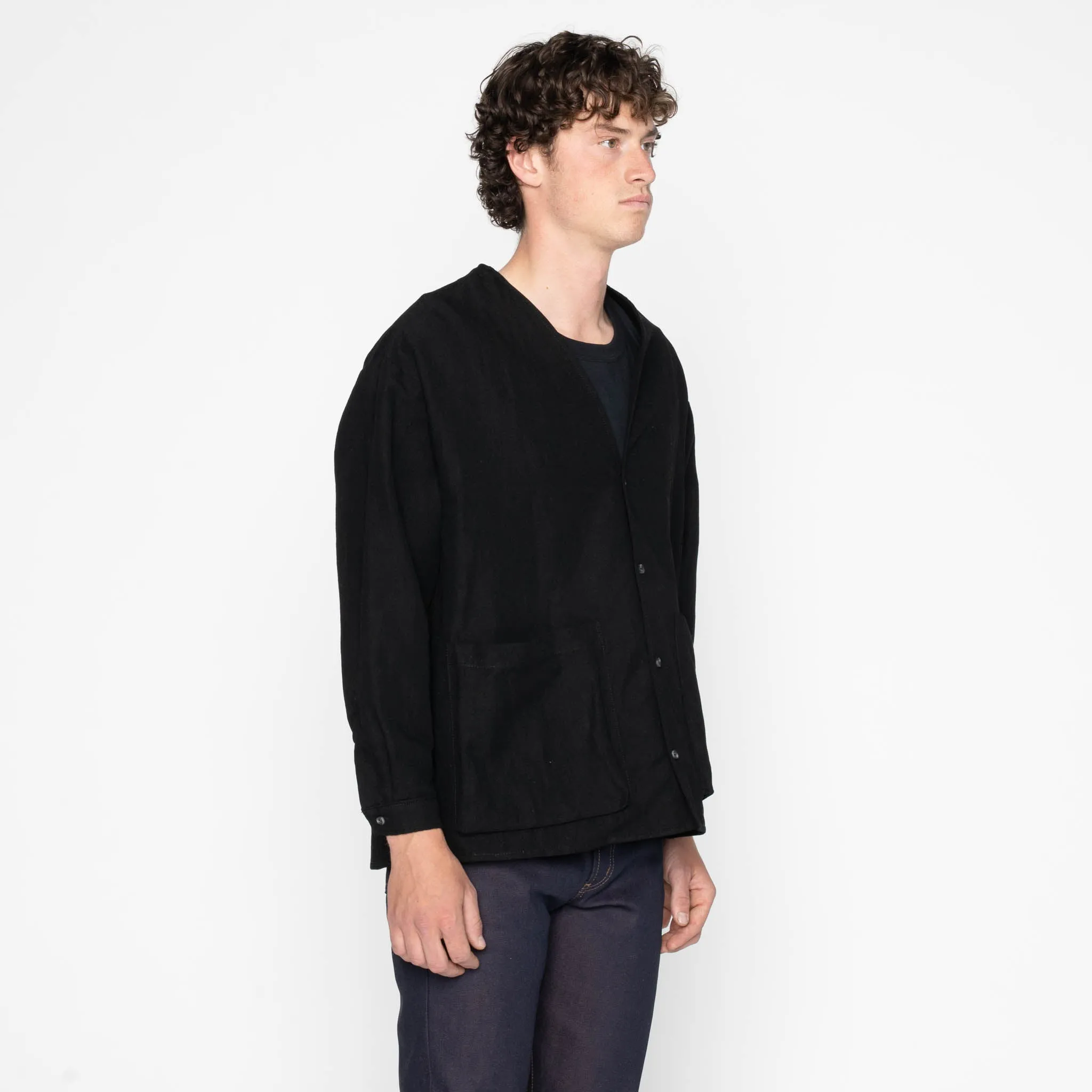 Wise Guy - Linen Blend Denim - Black sold by Tate + Yoko product image thumbnail 3