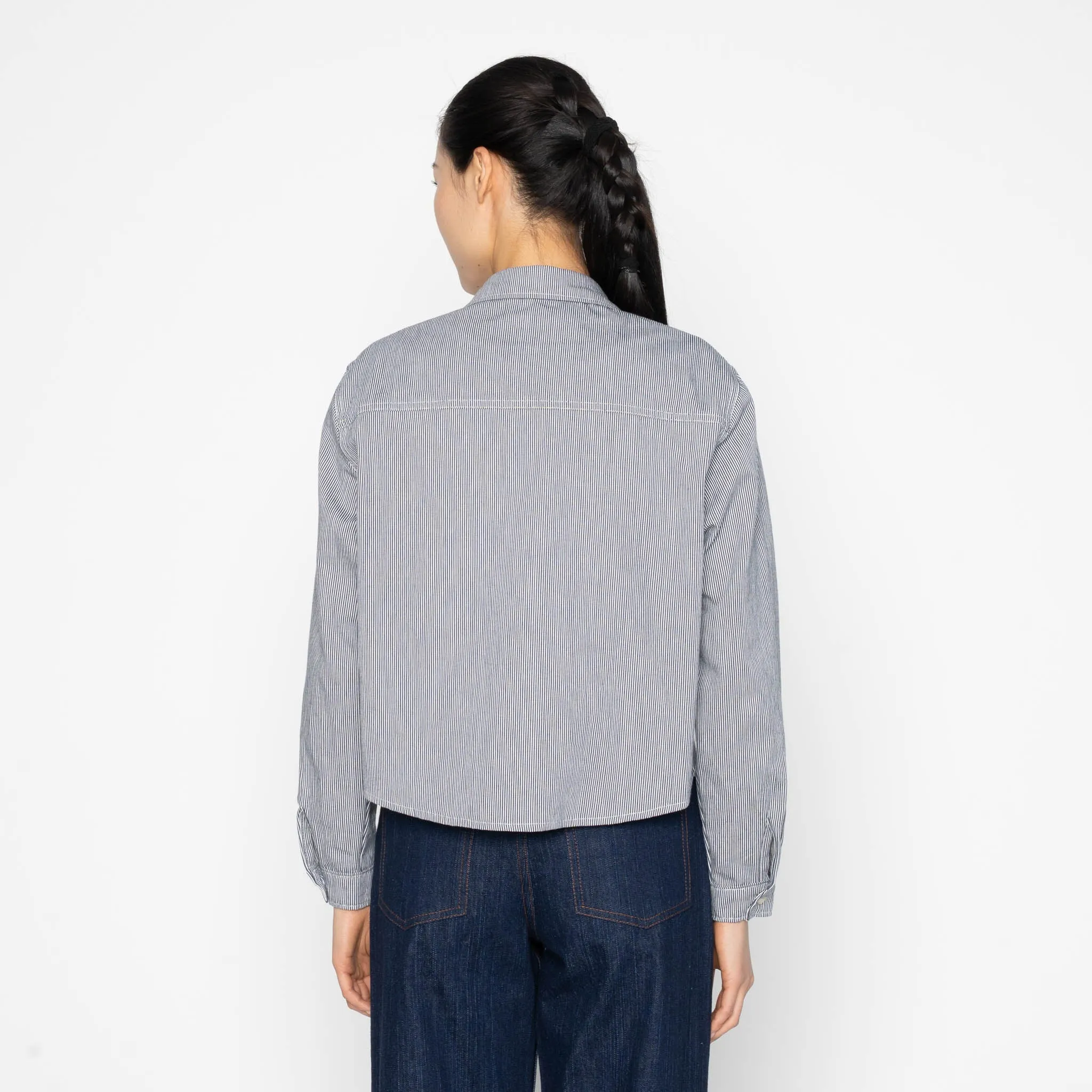 Princeton Shirt - Organic Hickory - Indigo sold by Tate + Yoko product image thumbnail 3