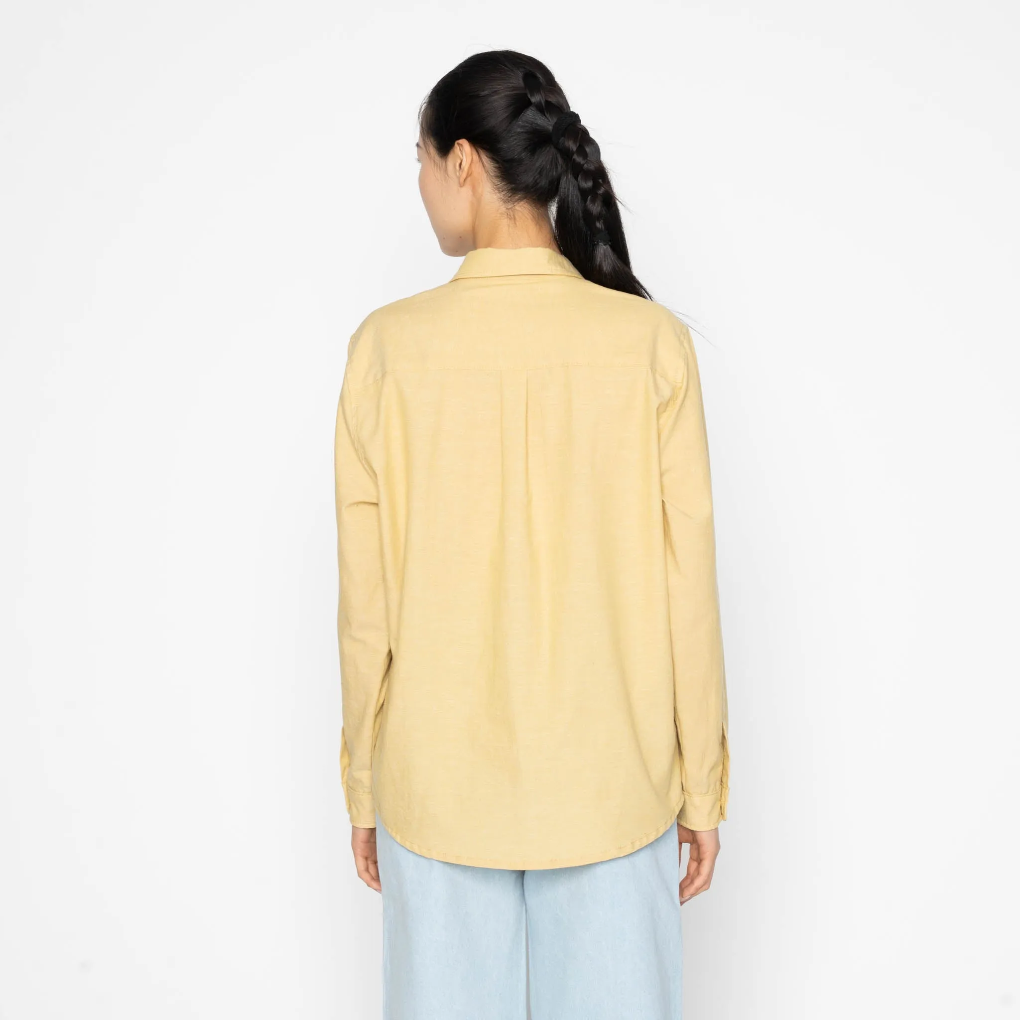Judy Shirt - Selvedge Chambray - Yellow sold by Tate + Yoko product image thumbnail 4