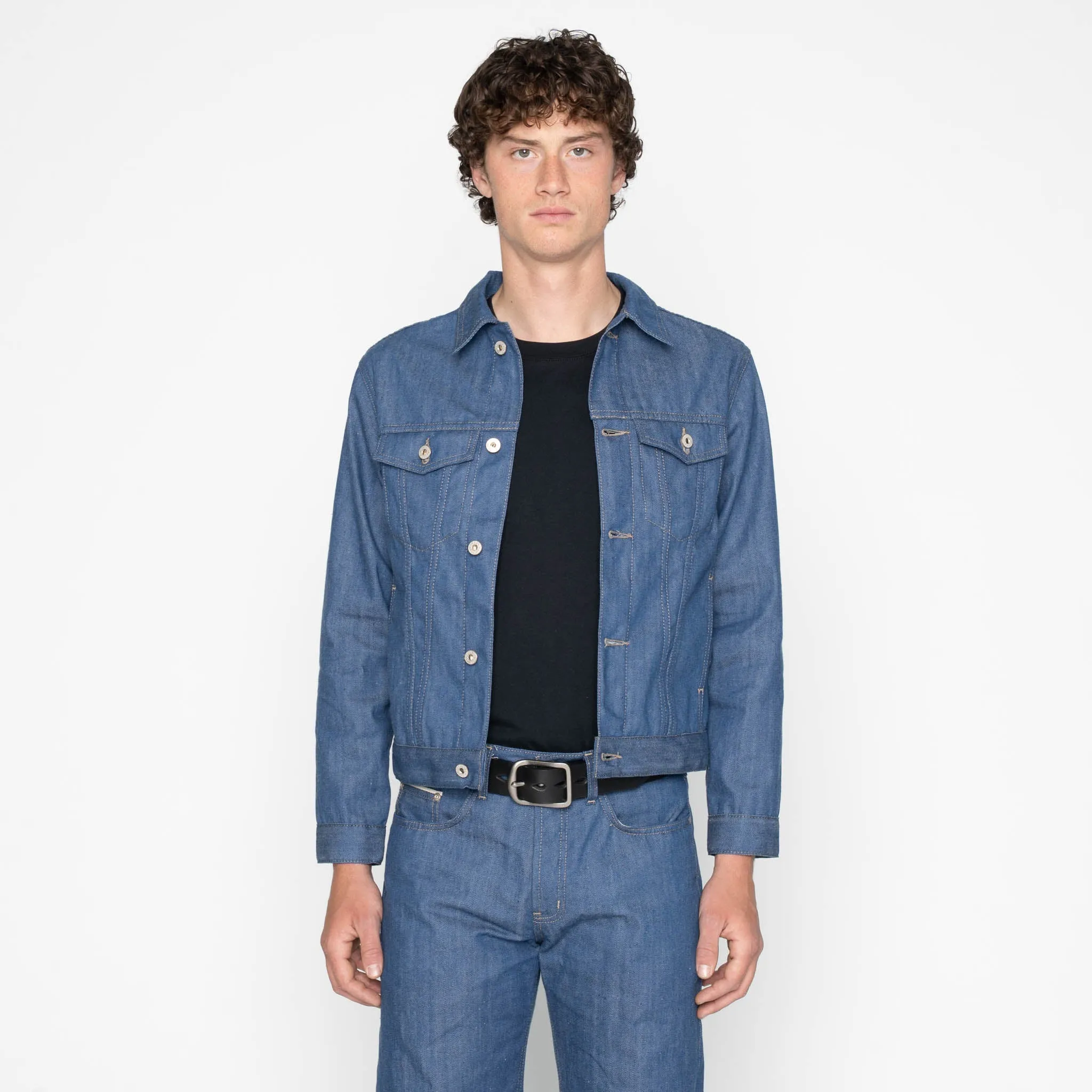 Denim Jacket - The Cat’s Pyjamas Selvedge - Blue sold by Tate + Yoko product image thumbnail 2