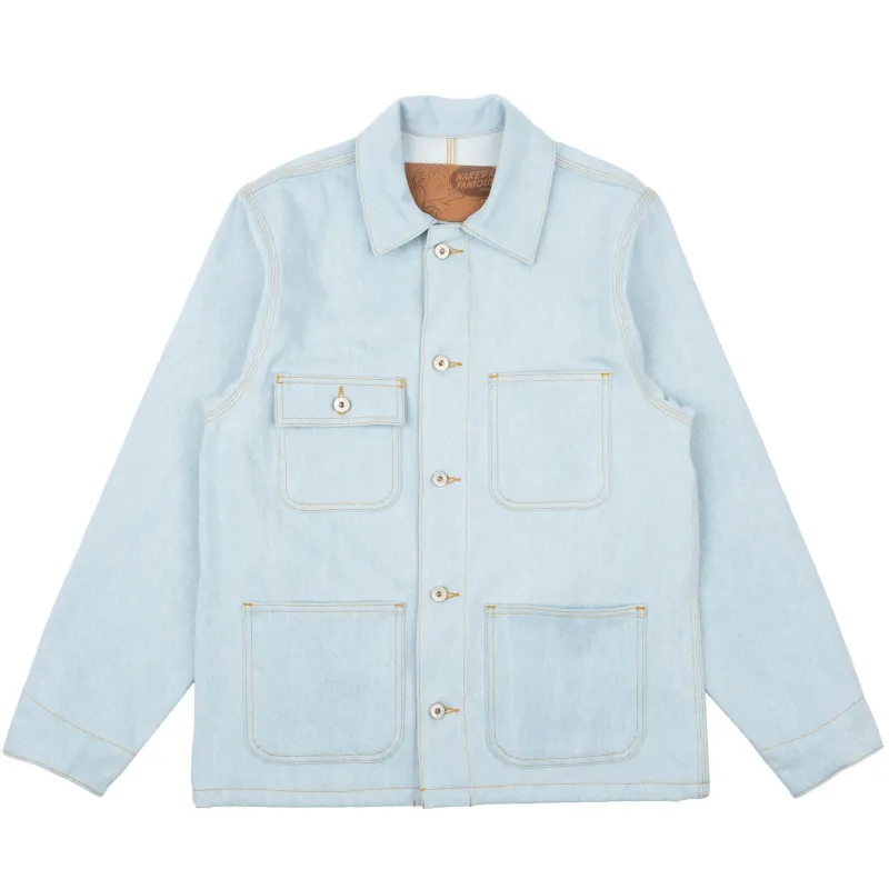 Chore Coat  - Secret Agent Denim - Bleach Blue sold by Tate + Yoko