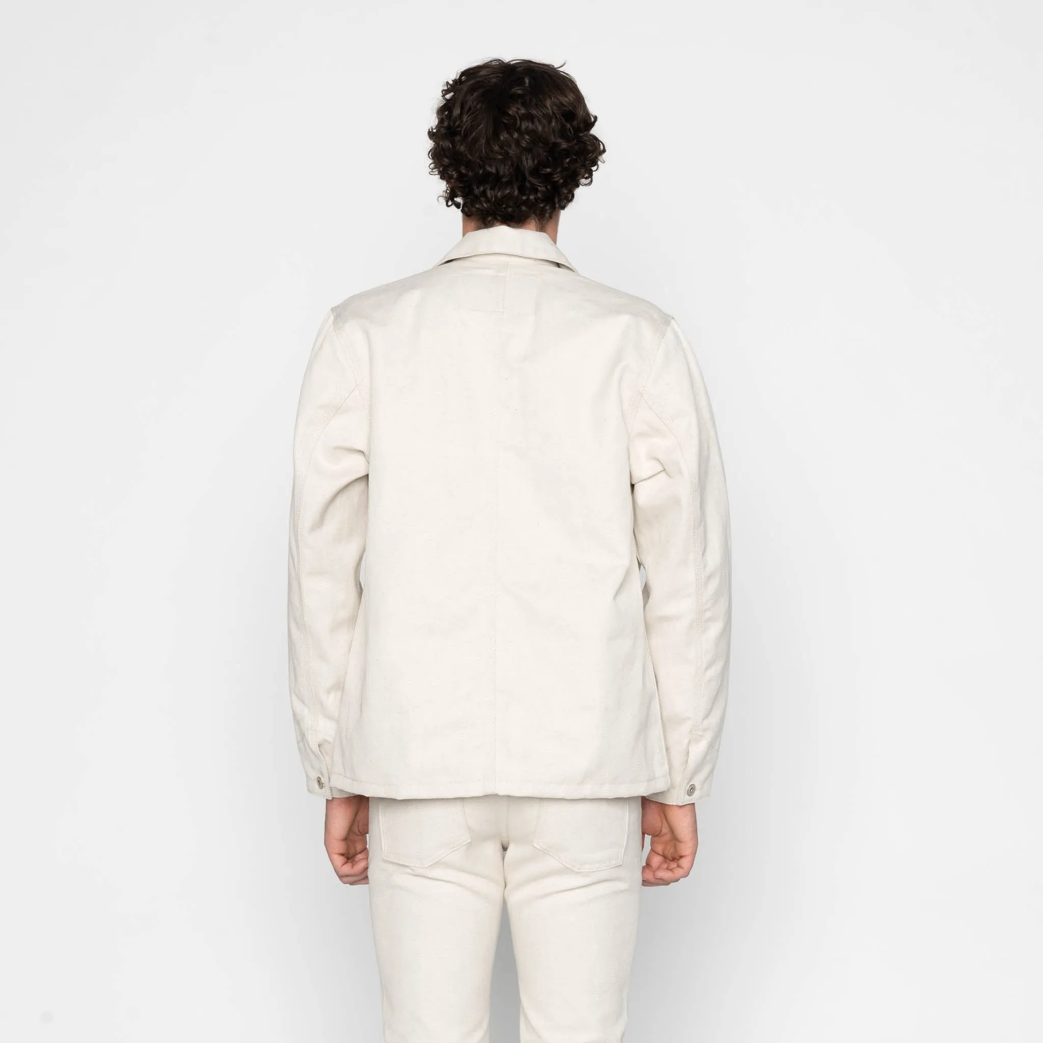 Chore Coat - Tabi Selvedge - Off White sold by Tate + Yoko product image thumbnail 4