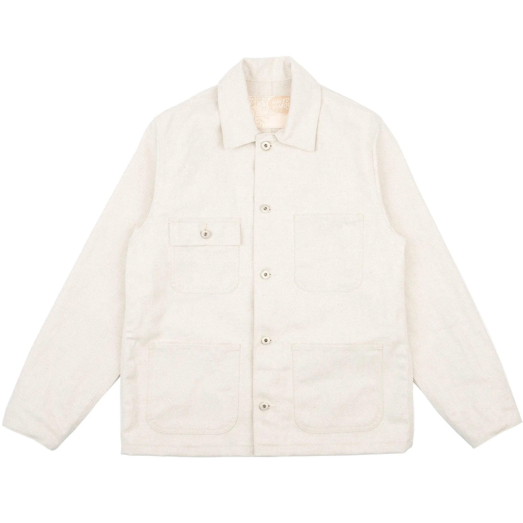 Chore Coat - Tabi Selvedge - Off White sold by Tate + Yoko