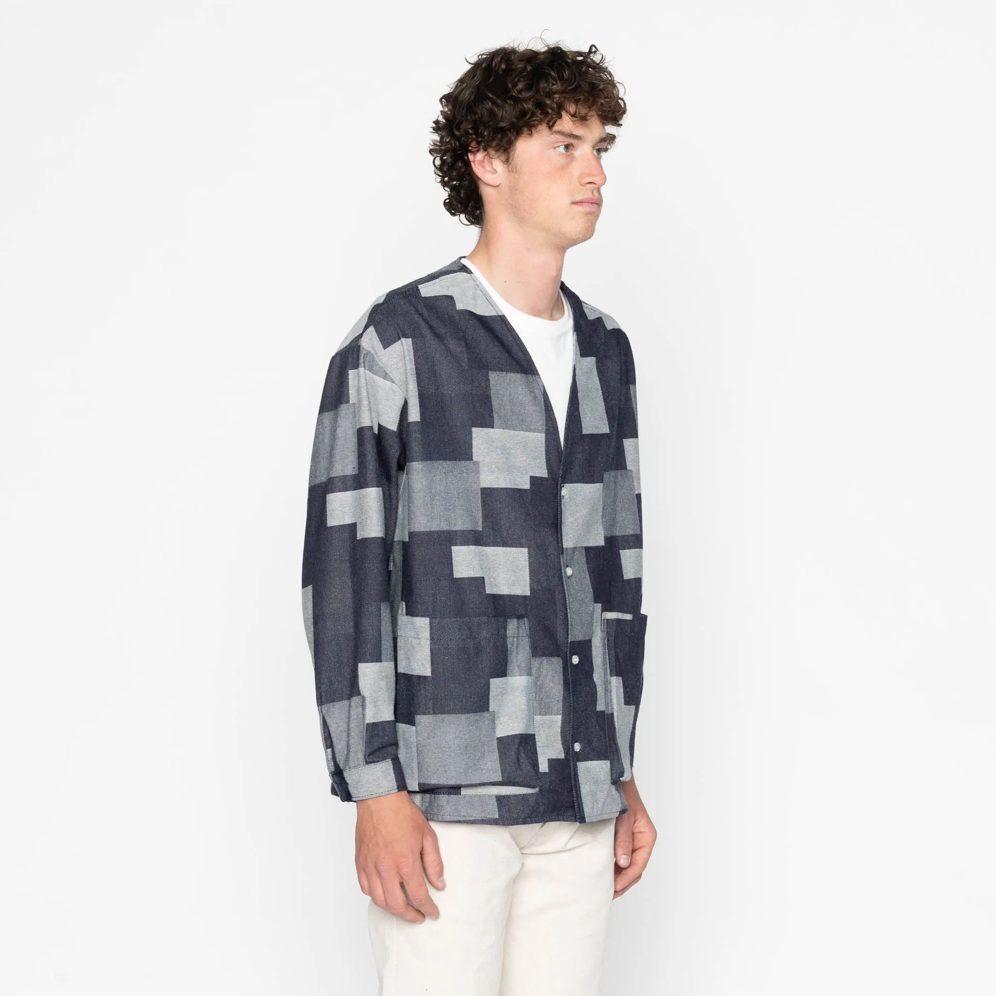 Wise Guy - Jacquard Denim - Indigo sold by Tate + Yoko product image thumbnail 3