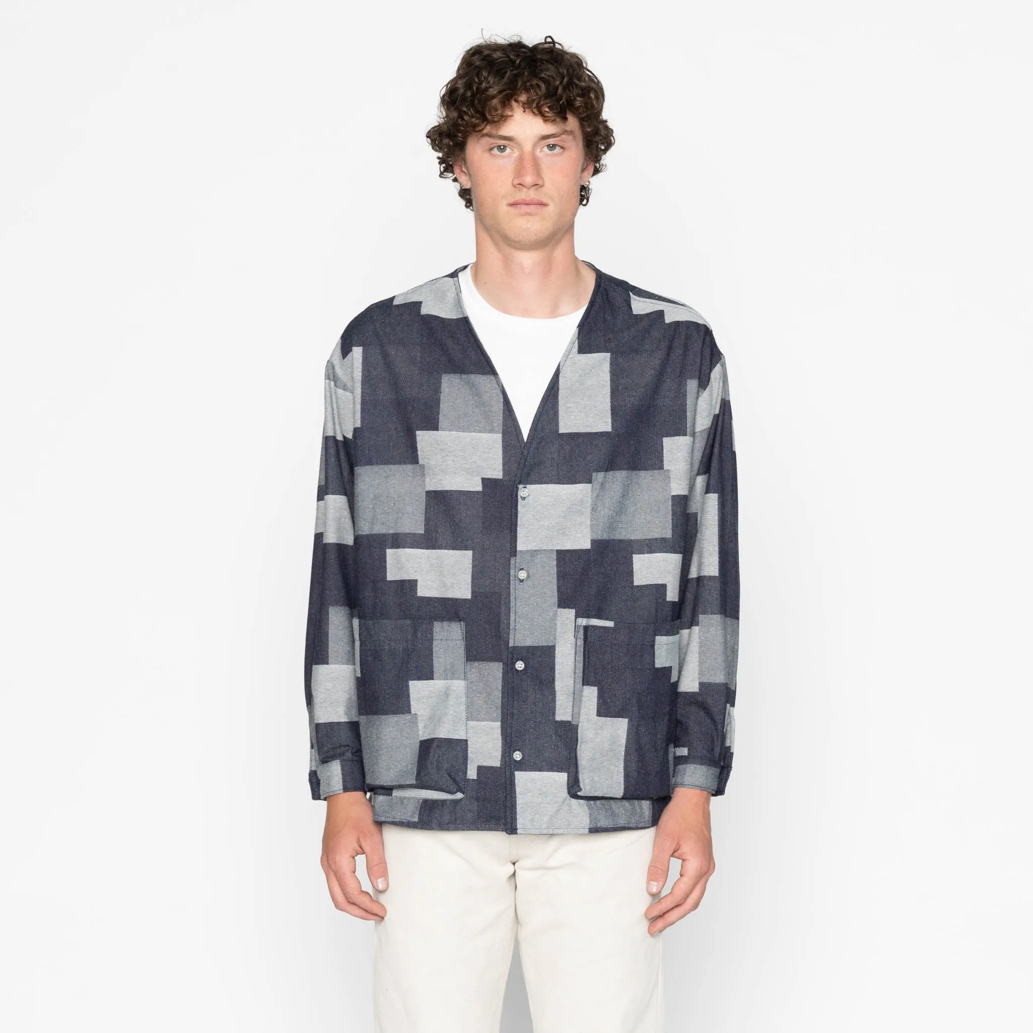 Wise Guy - Jacquard Denim - Indigo sold by Tate + Yoko product image thumbnail 2