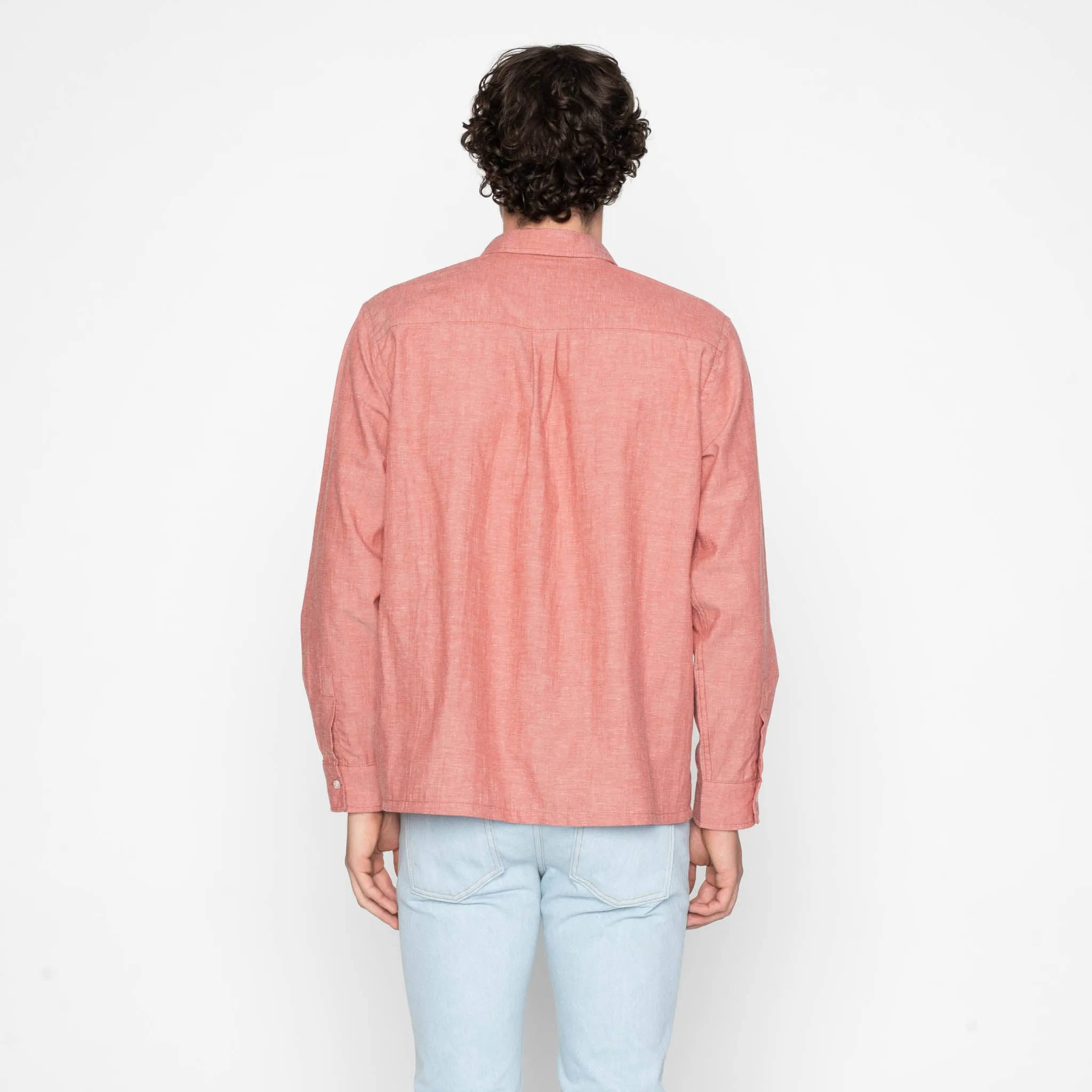 True Shirt - Selvedge Chambray - Red sold by Tate + Yoko product image thumbnail 4