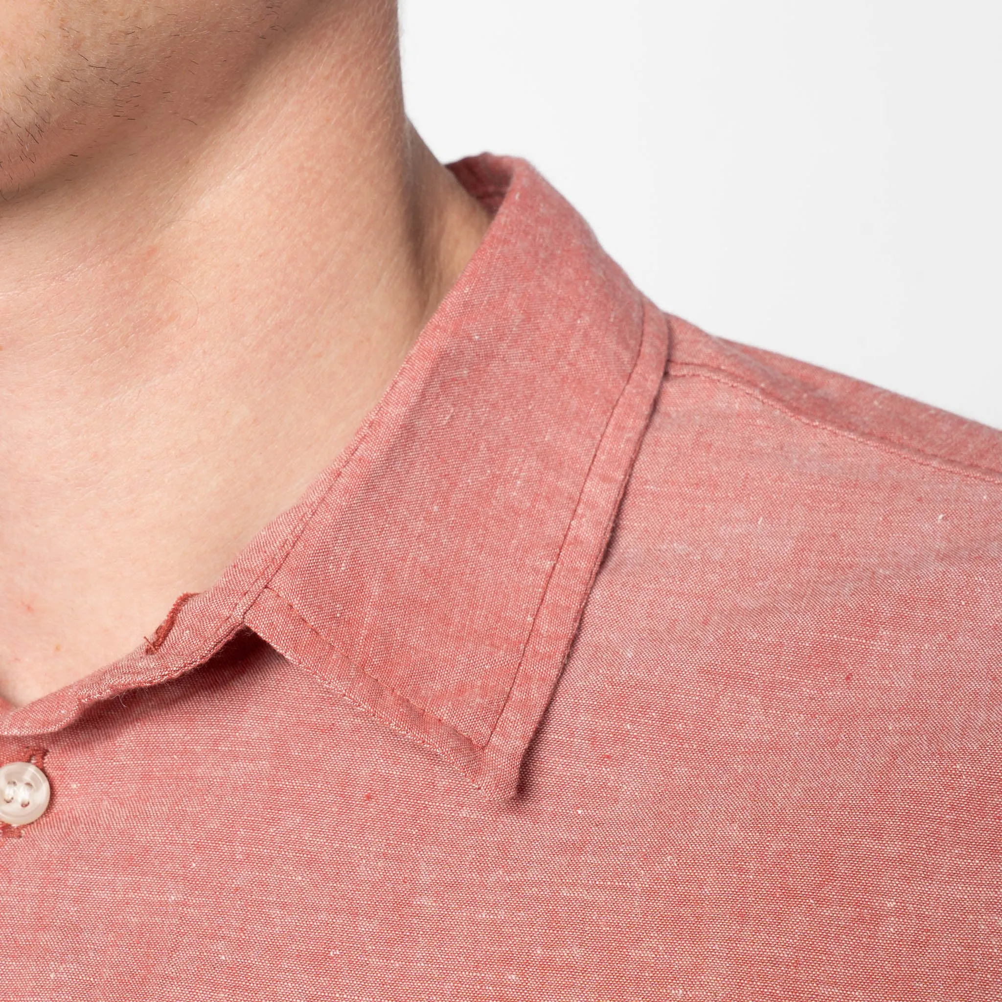 True Shirt - Selvedge Chambray - Red sold by Tate + Yoko product image thumbnail 5