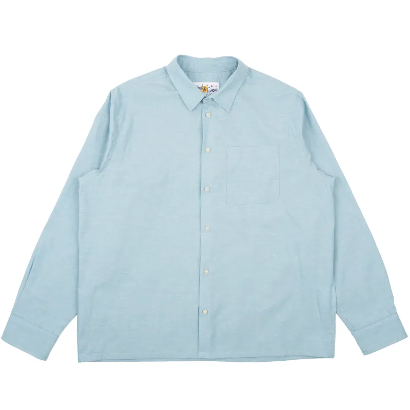 True Shirt - Selvedge Chambray - Pale Blue made by Naked & Famous Denim