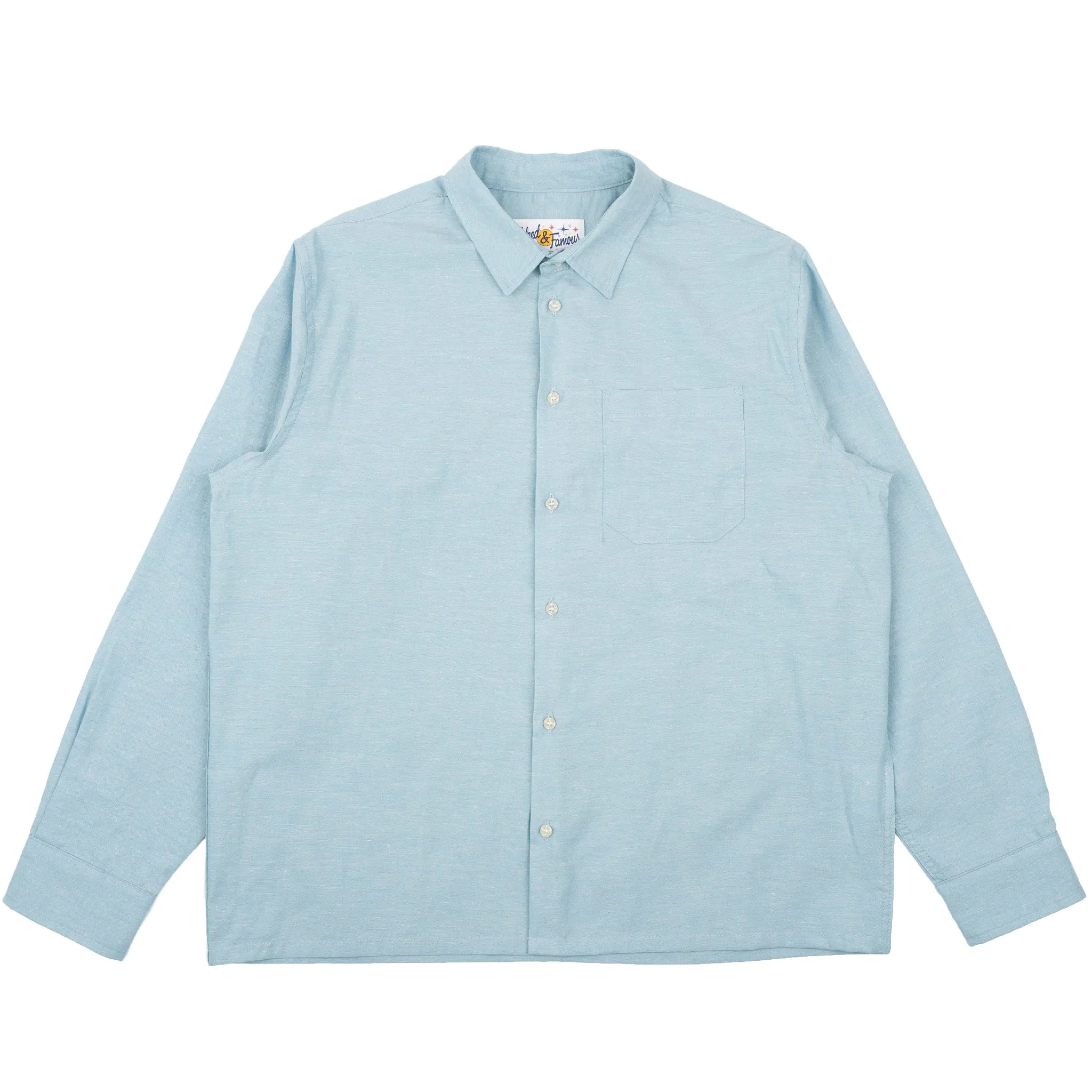 True Shirt - Selvedge Chambray - Pale Blue sold by Tate + Yoko