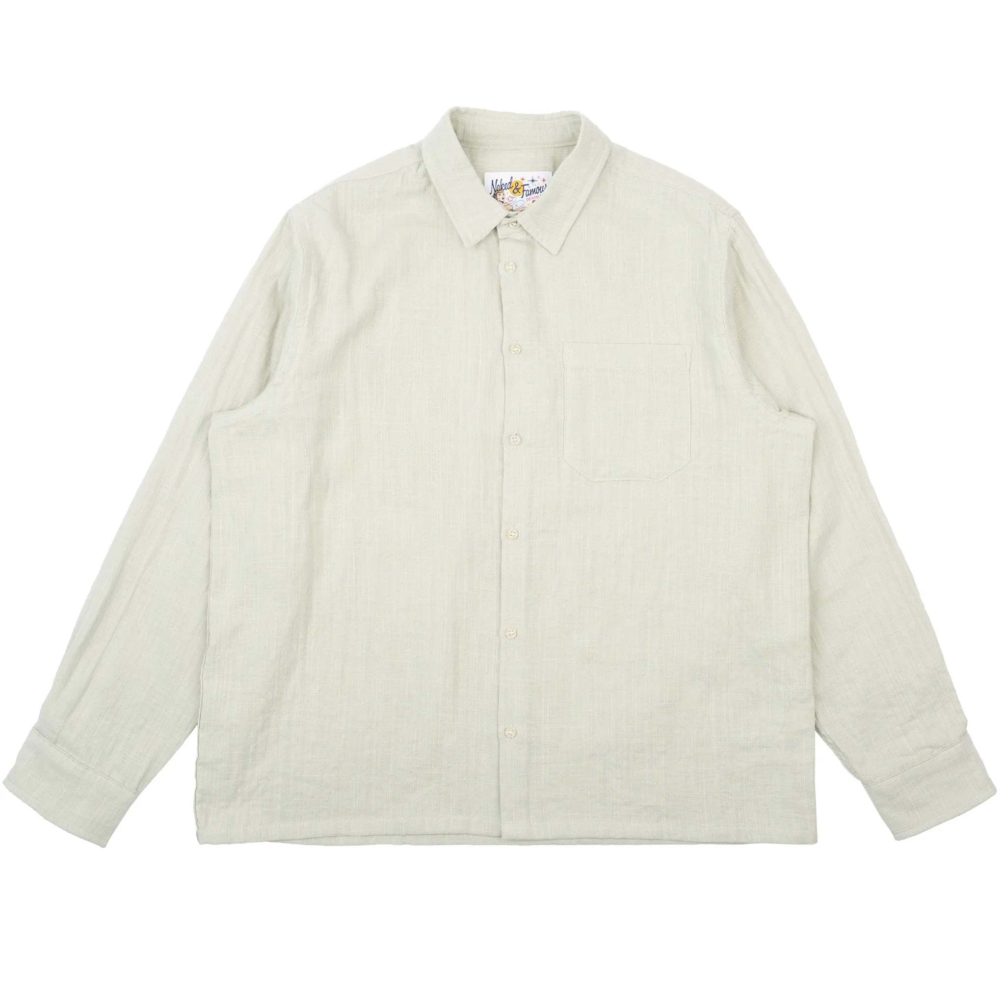 True Shirt - Double Weave Slub Gauze - Mint sold by Tate + Yoko