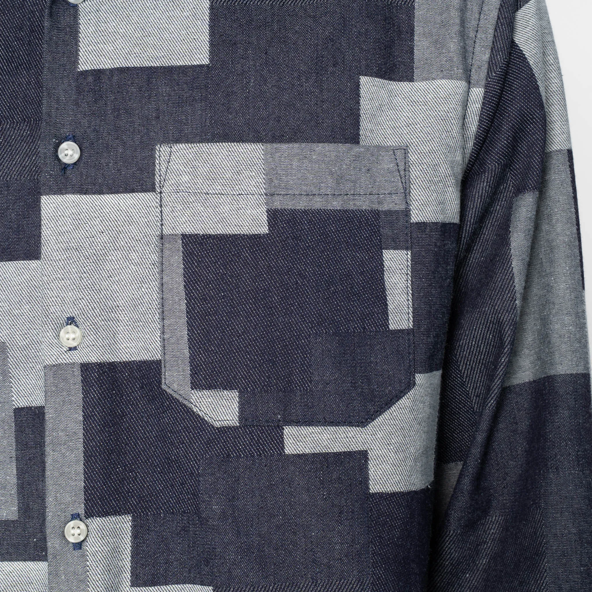 True Shirt - Jacquard Denim - Indigo sold by Tate + Yoko product image thumbnail 5