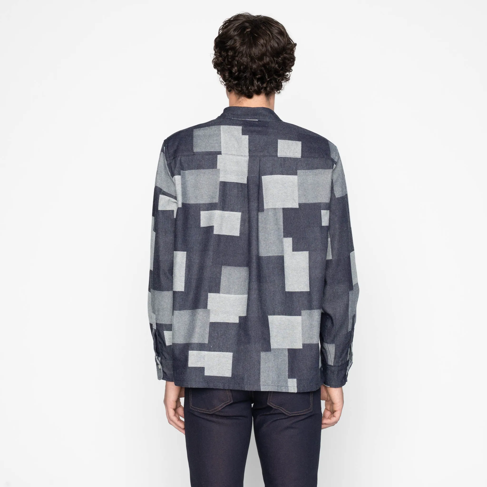 True Shirt - Jacquard Denim - Indigo sold by Tate + Yoko product image thumbnail 4