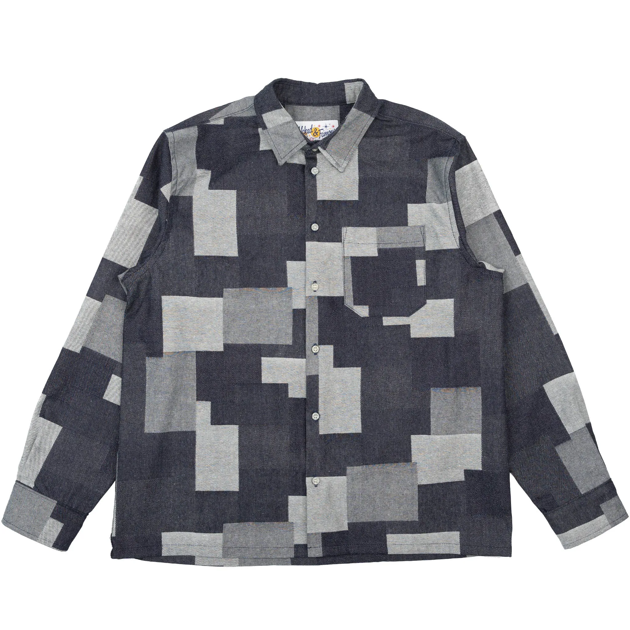 True Shirt - Jacquard Denim - Indigo sold by Tate + Yoko