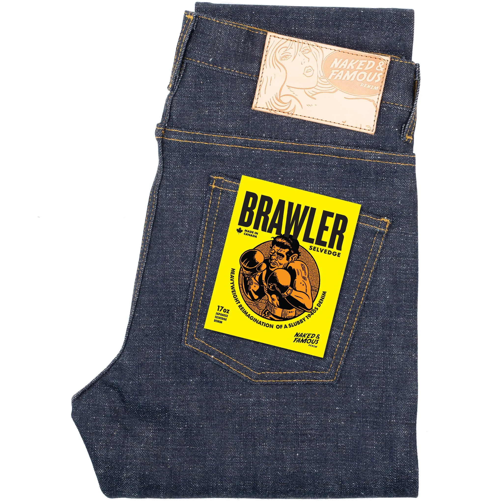 Super Guy - Brawler Selvedge sold by Tate + Yoko