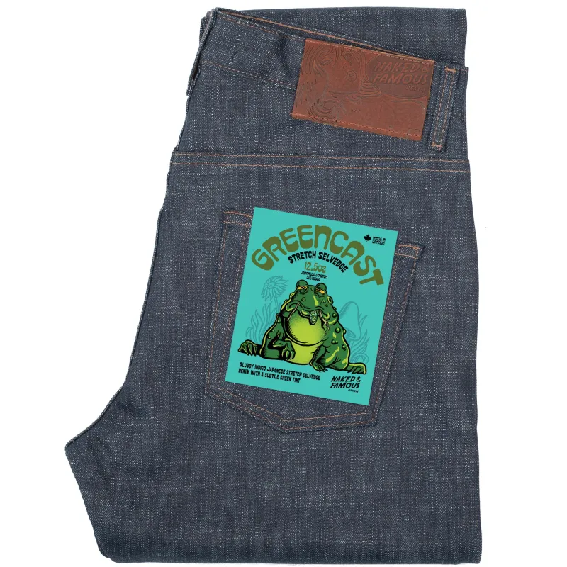 Easy Guy - Greencast Stretch Selvedge made by Naked & Famous Denim