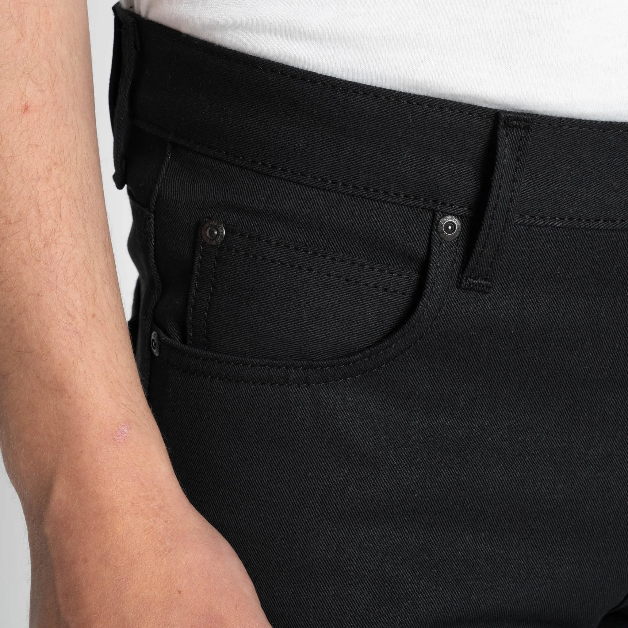 Super Guy - Selvedge Slacks Black sold by Tate + Yoko product image thumbnail 5