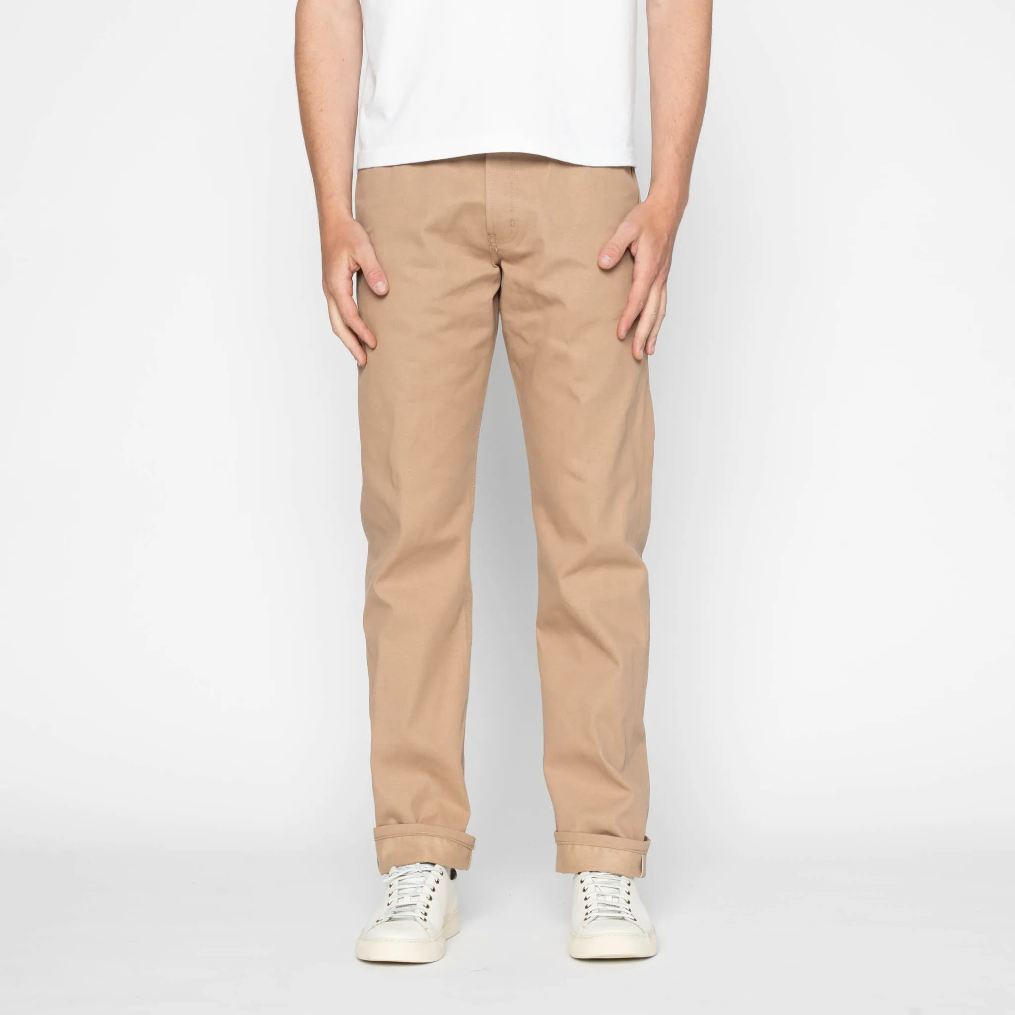 True Guy - Selvedge Slacks Beige sold by Tate + Yoko product image thumbnail 2