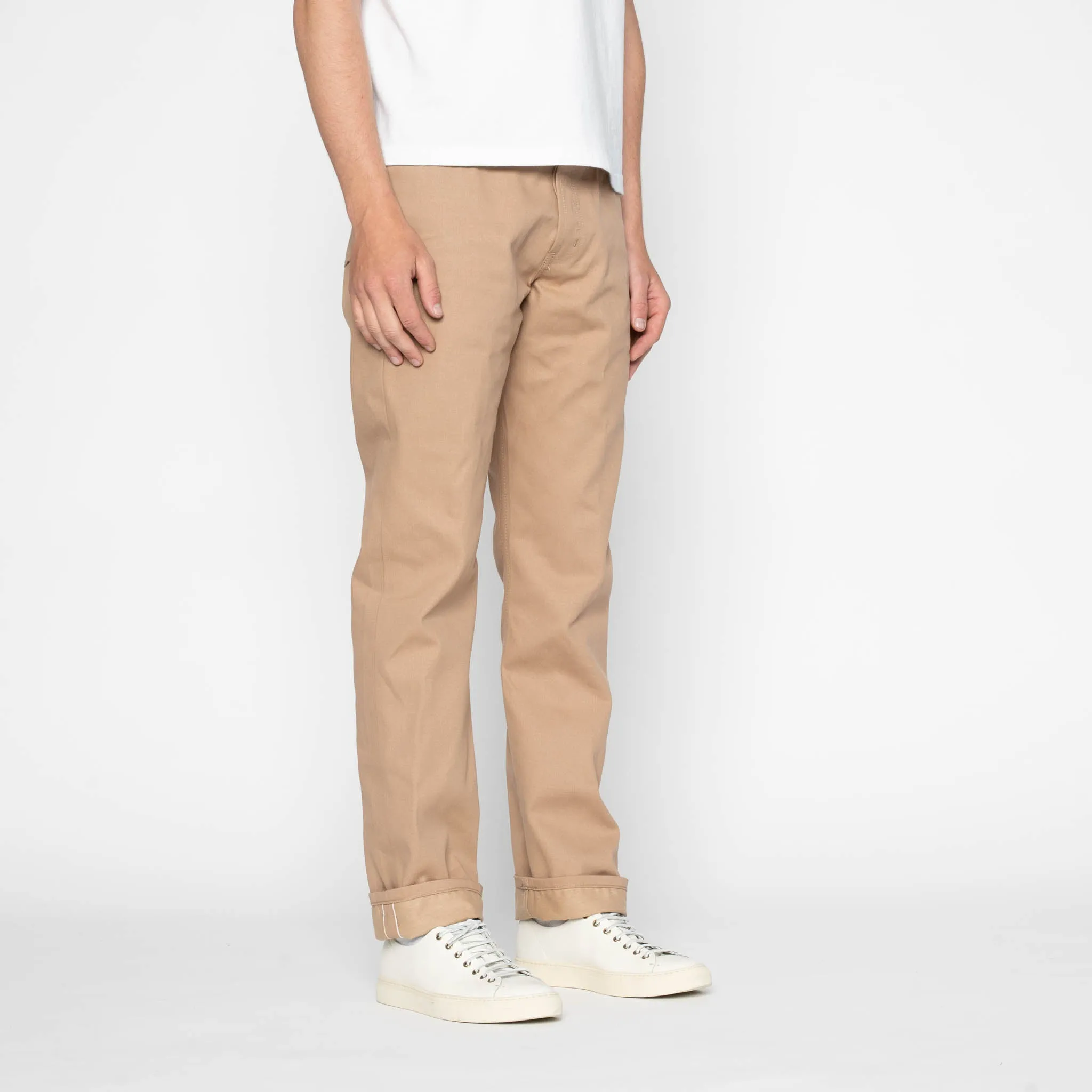 True Guy - Selvedge Slacks Beige sold by Tate + Yoko product image thumbnail 3