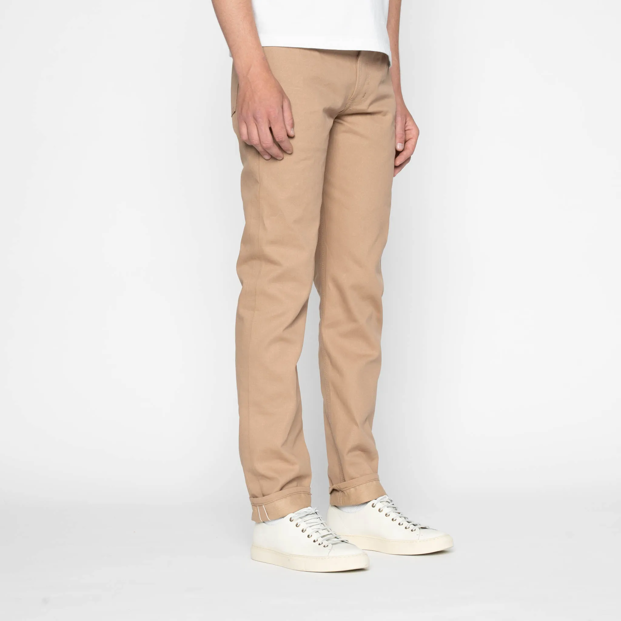 Weird Guy - Selvedge Slacks Beige sold by Tate + Yoko product image thumbnail 3